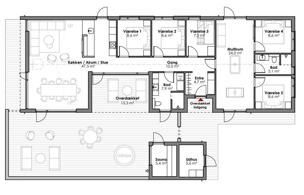 Plantegninger billede af Strandvænget 4, Vejlby, 7673 Harboøre