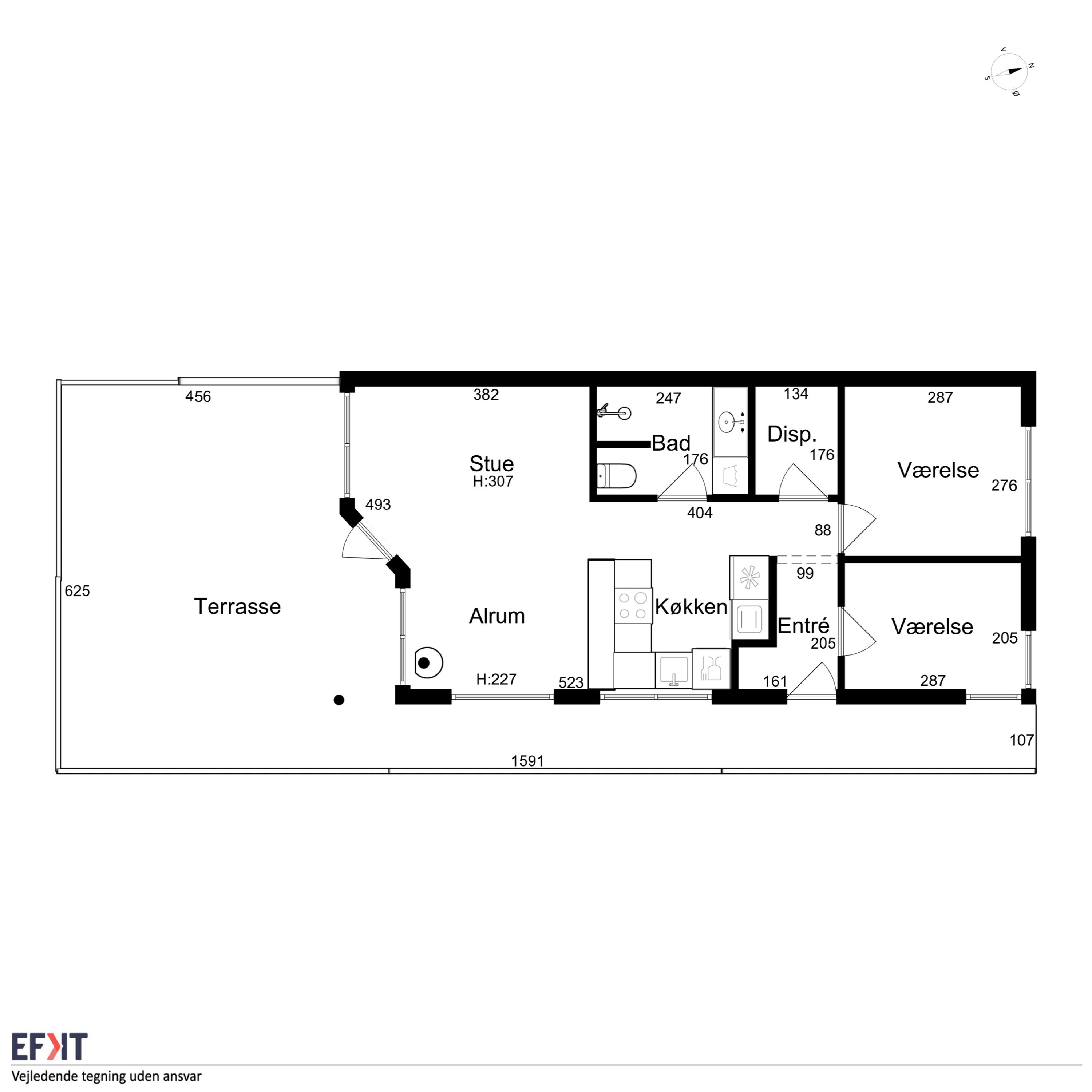 Plantegninger billede af Dageløkke Marina 6H, Dageløkke, 5953 Tranekær