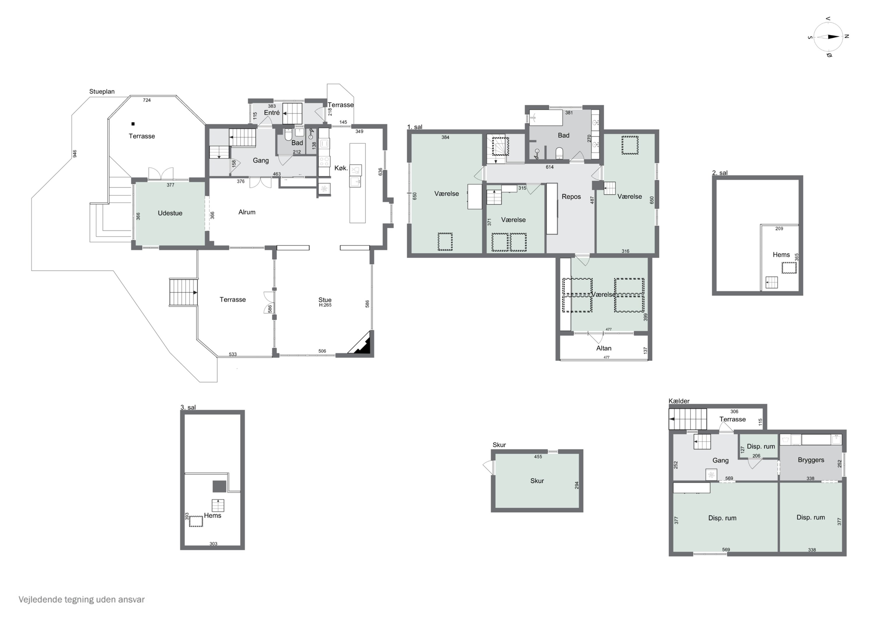 Plantegninger billede af Hjortekærskrænten 13, 2800 Kongens Lyngby