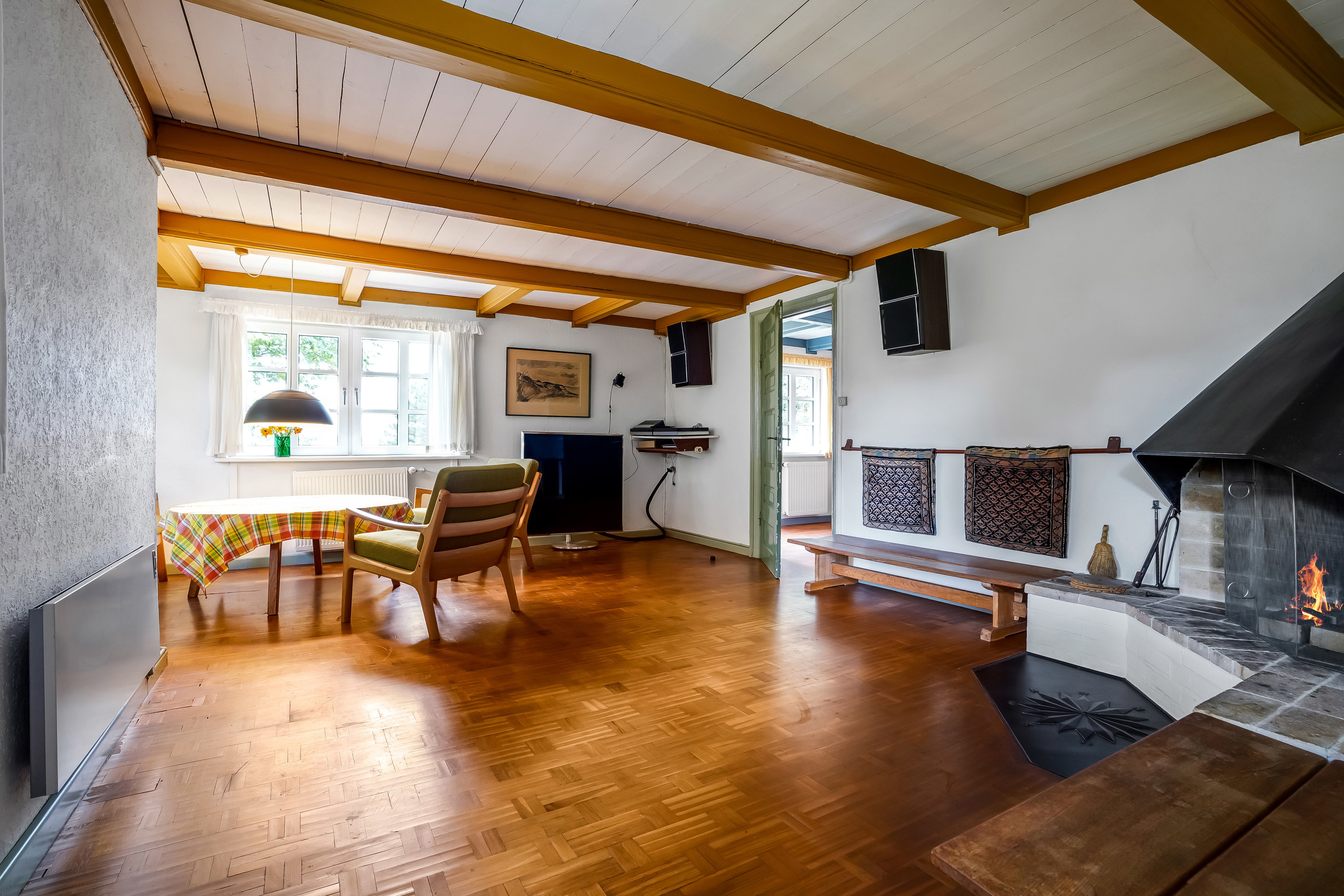 Fremhævet stue billede i fuldskærmstilstand. Billede af Sølystvej 4, 5500 Middelfart