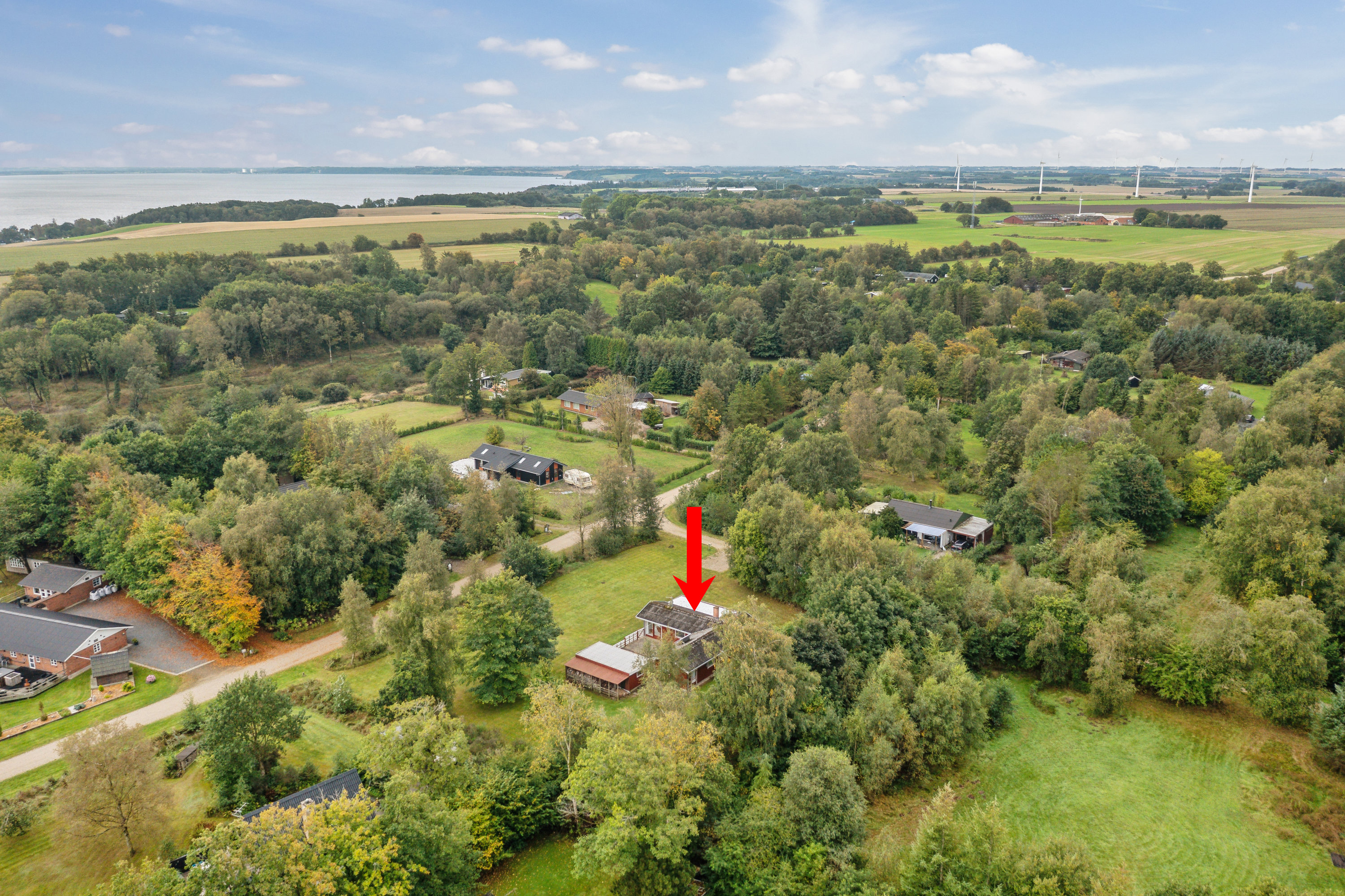 Fremhævet luftfoto billede i fuldskærmstilstand. Billede af Astrup Vig 81, Astrup Vig, 7870 Roslev