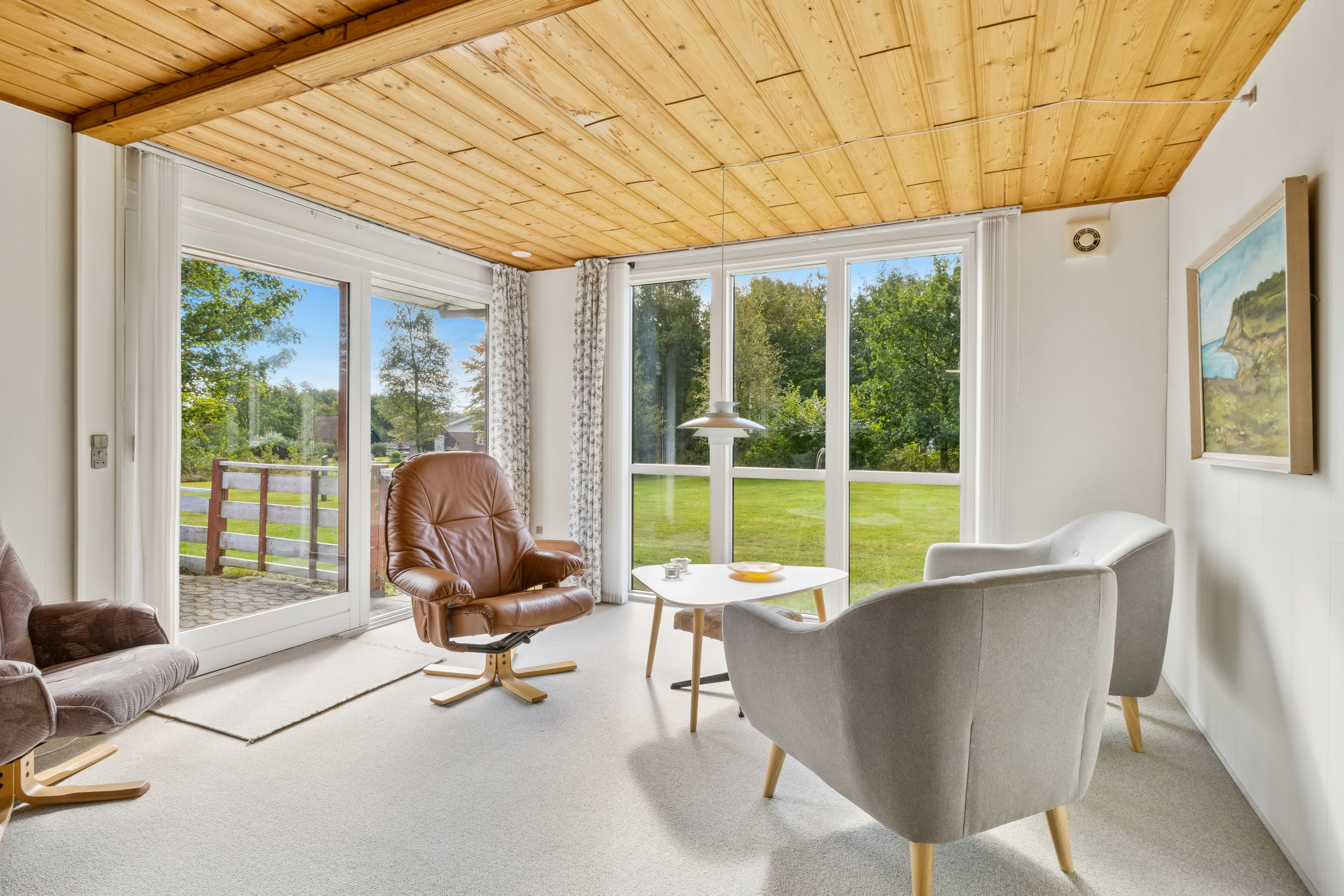 Fremhævet stue billede i fuldskærmstilstand. Billede af Astrup Vig 81, Astrup Vig, 7870 Roslev