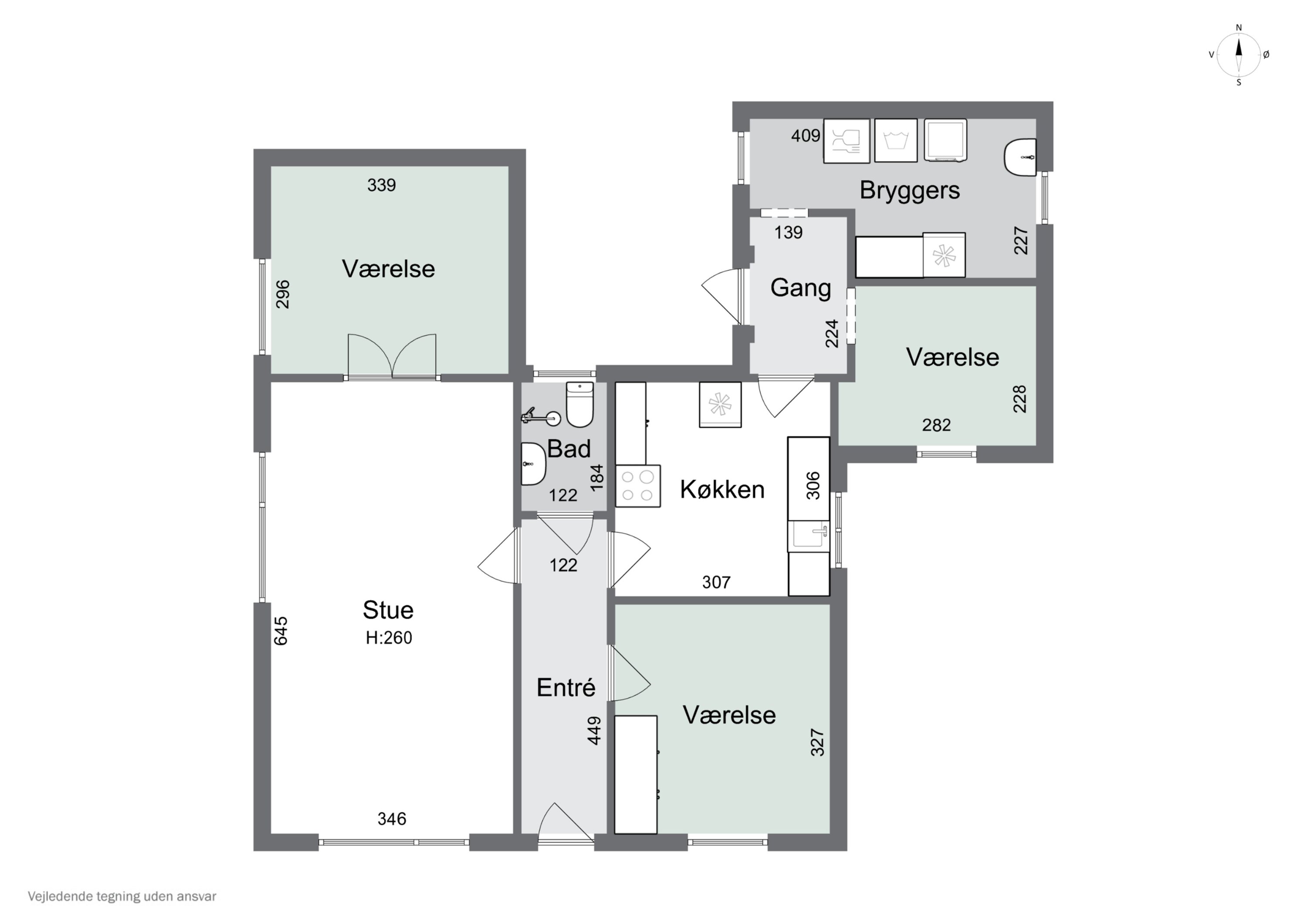 Plantegninger billede af Hørmestedvej 285, Hørmested, 9870 Sindal