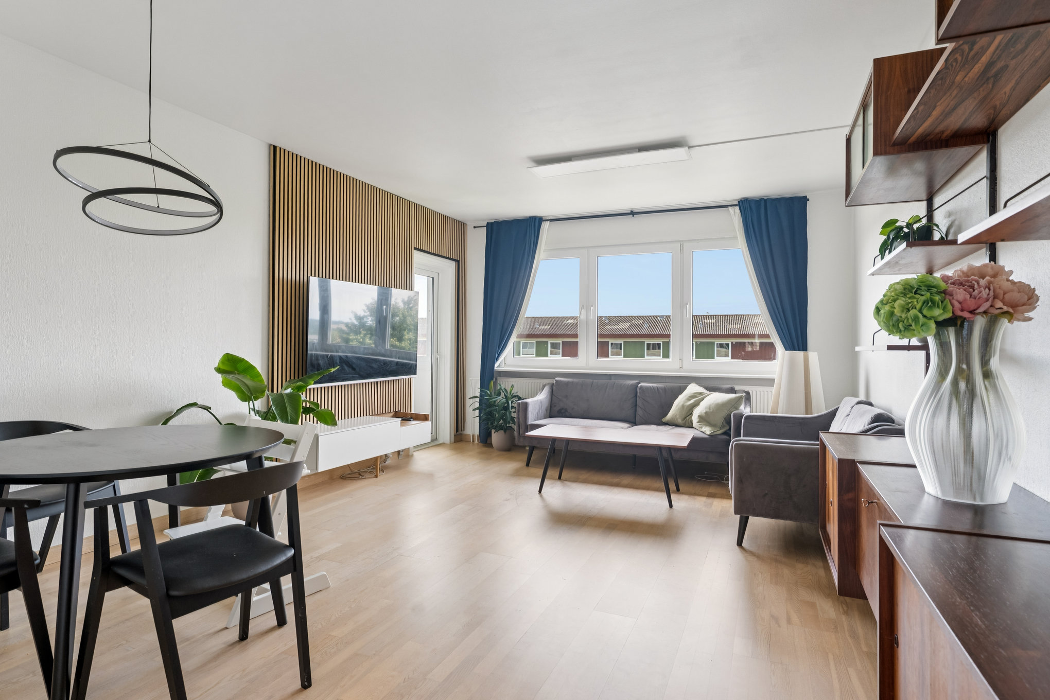 Fremhævet stue billede i fuldskærmstilstand. Billede af Ægirsvej 45, 3. tv., 8920 Randers NV