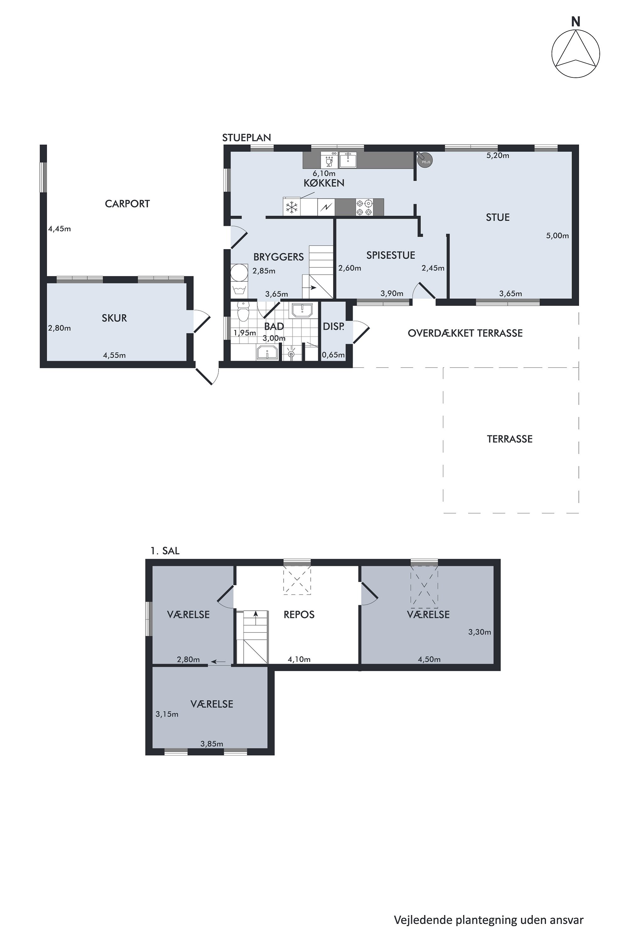 Plantegninger billede af Vinkelvej 37, Hvorslev, 8860 Ulstrup