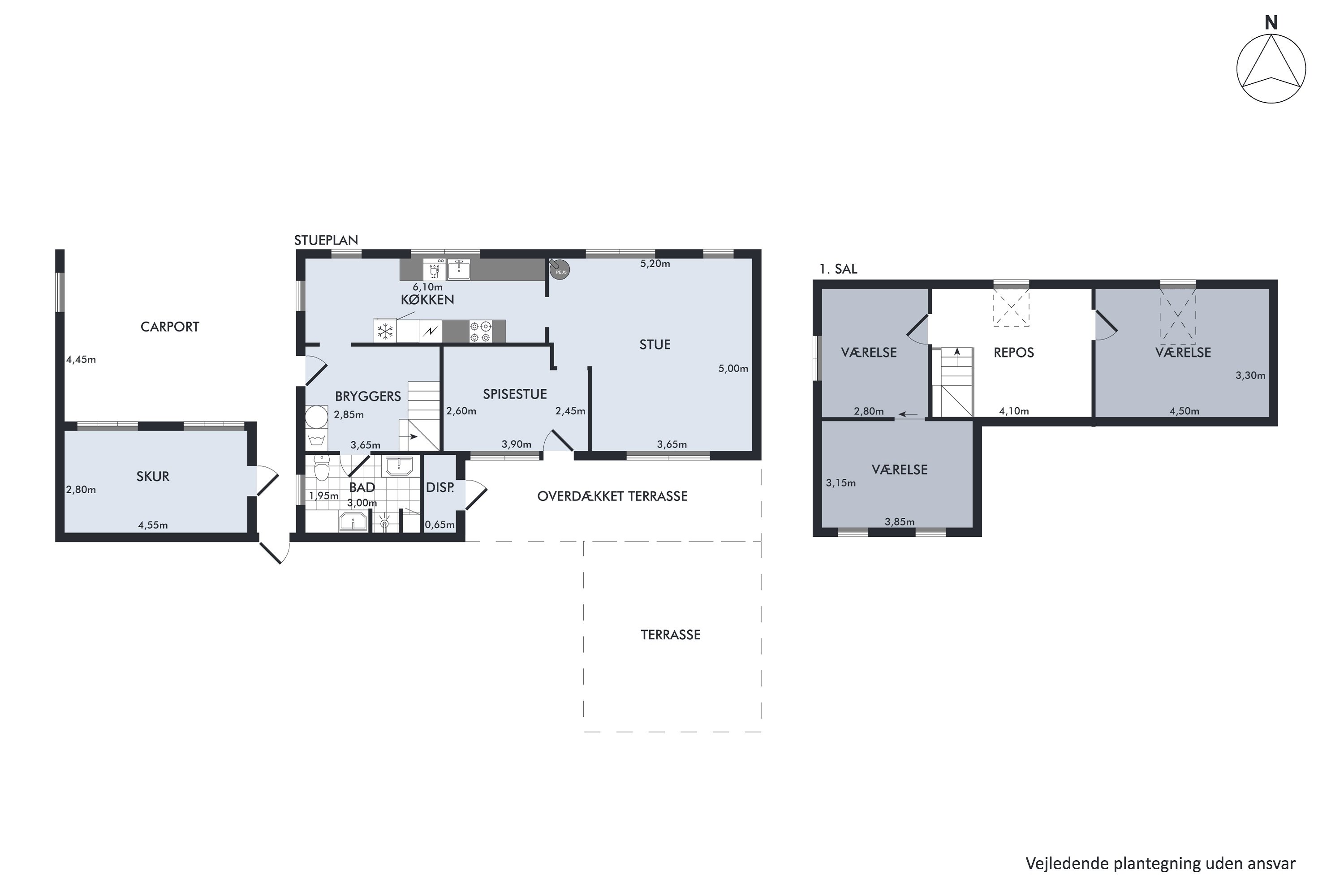 Plantegninger billede af Vinkelvej 37, Hvorslev, 8860 Ulstrup