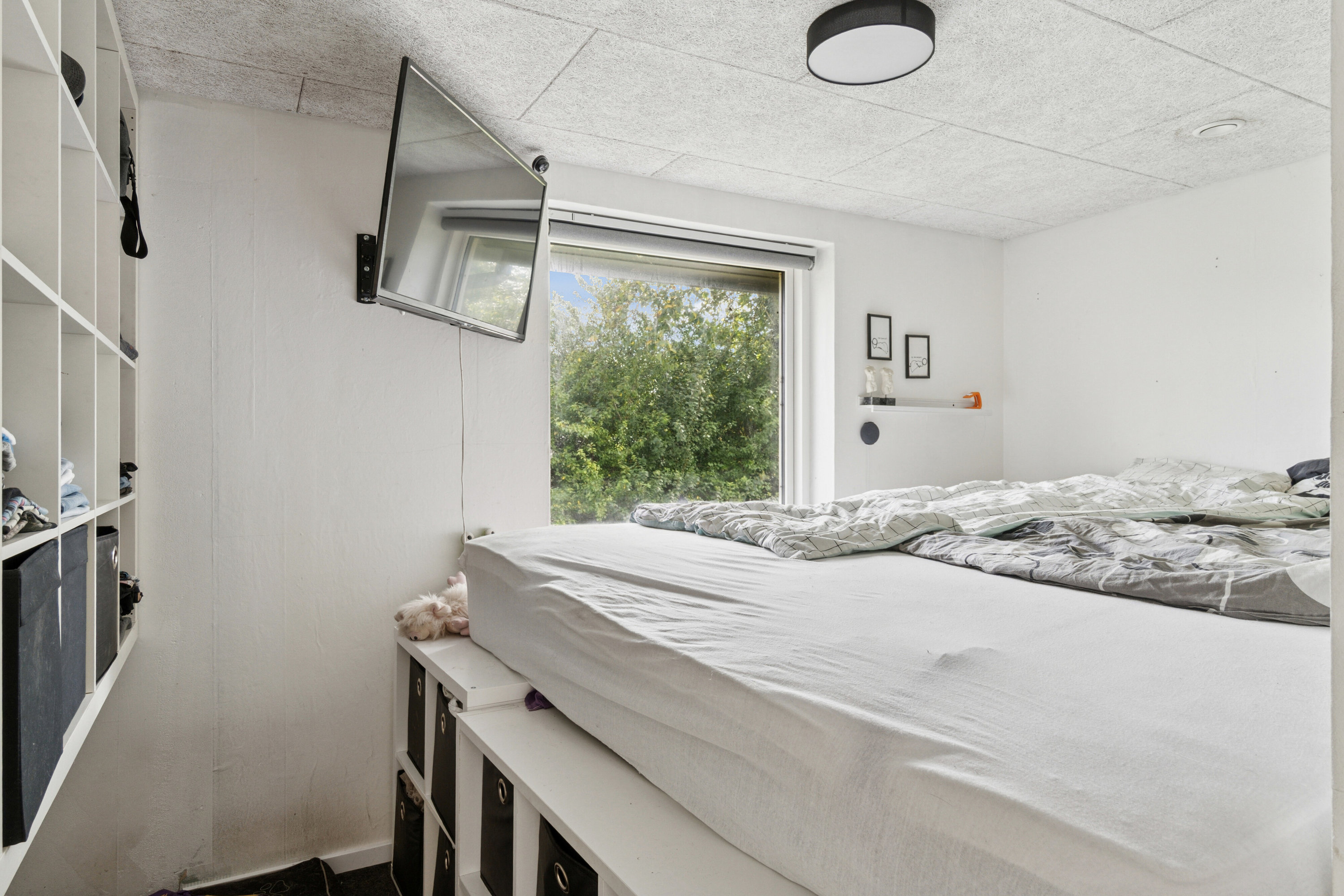 Fremhævet soveværelse billede i fuldskærmstilstand. Billede af Lupintoften 55, 7430 Ikast