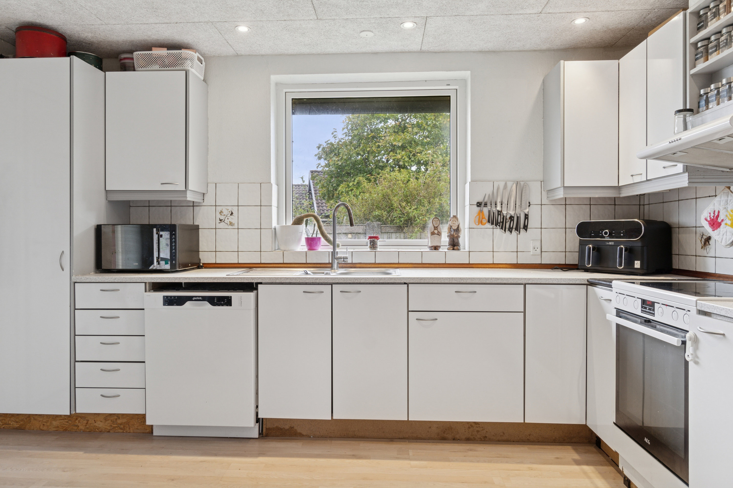 Fremhævet køkken billede i fuldskærmstilstand. Billede af Lupintoften 55, 7430 Ikast