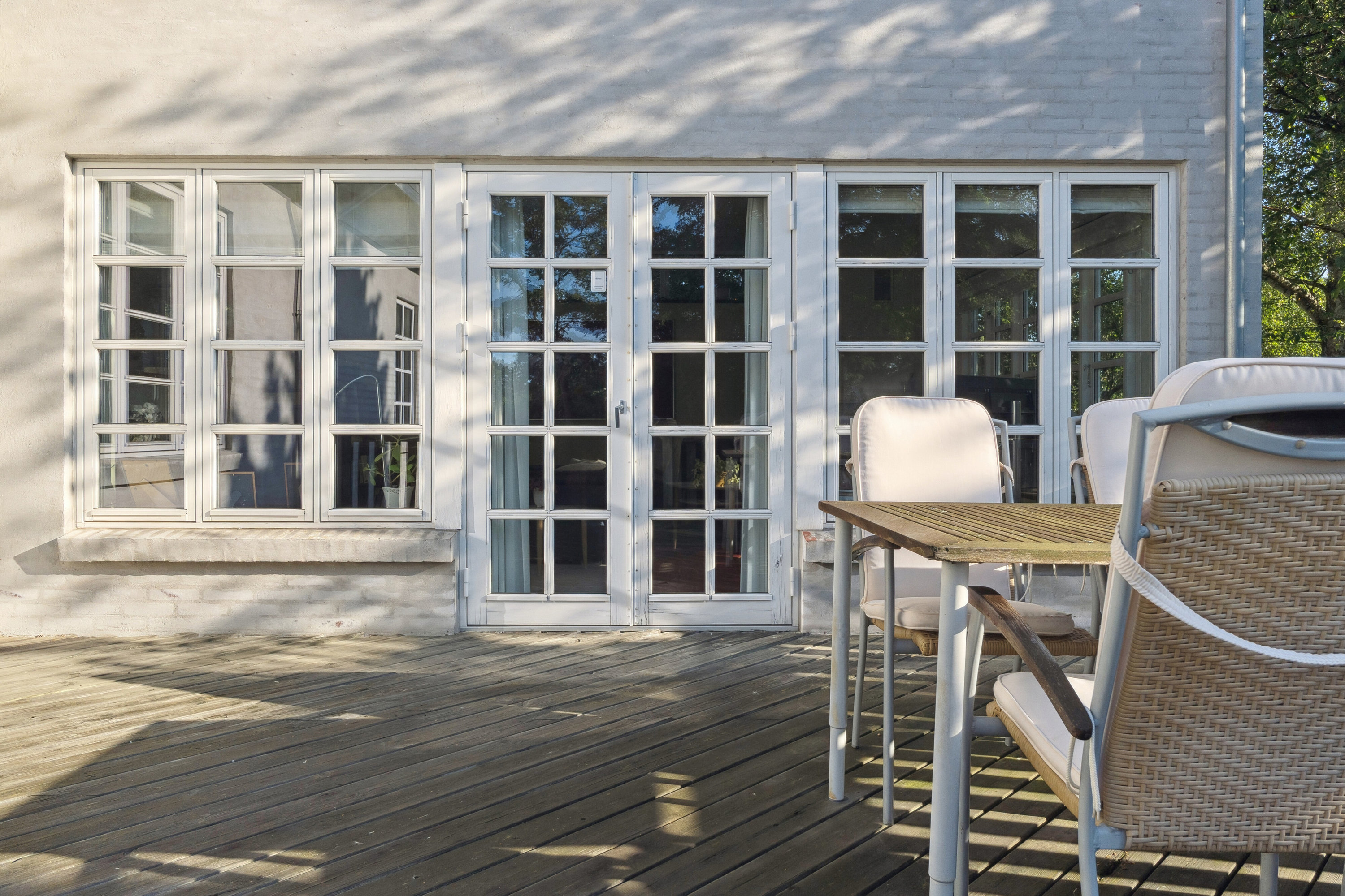 Fremhævet terrasse billede i fuldskærmstilstand. Billede af Hjortekærskrænten 13, 2800 Kongens Lyngby