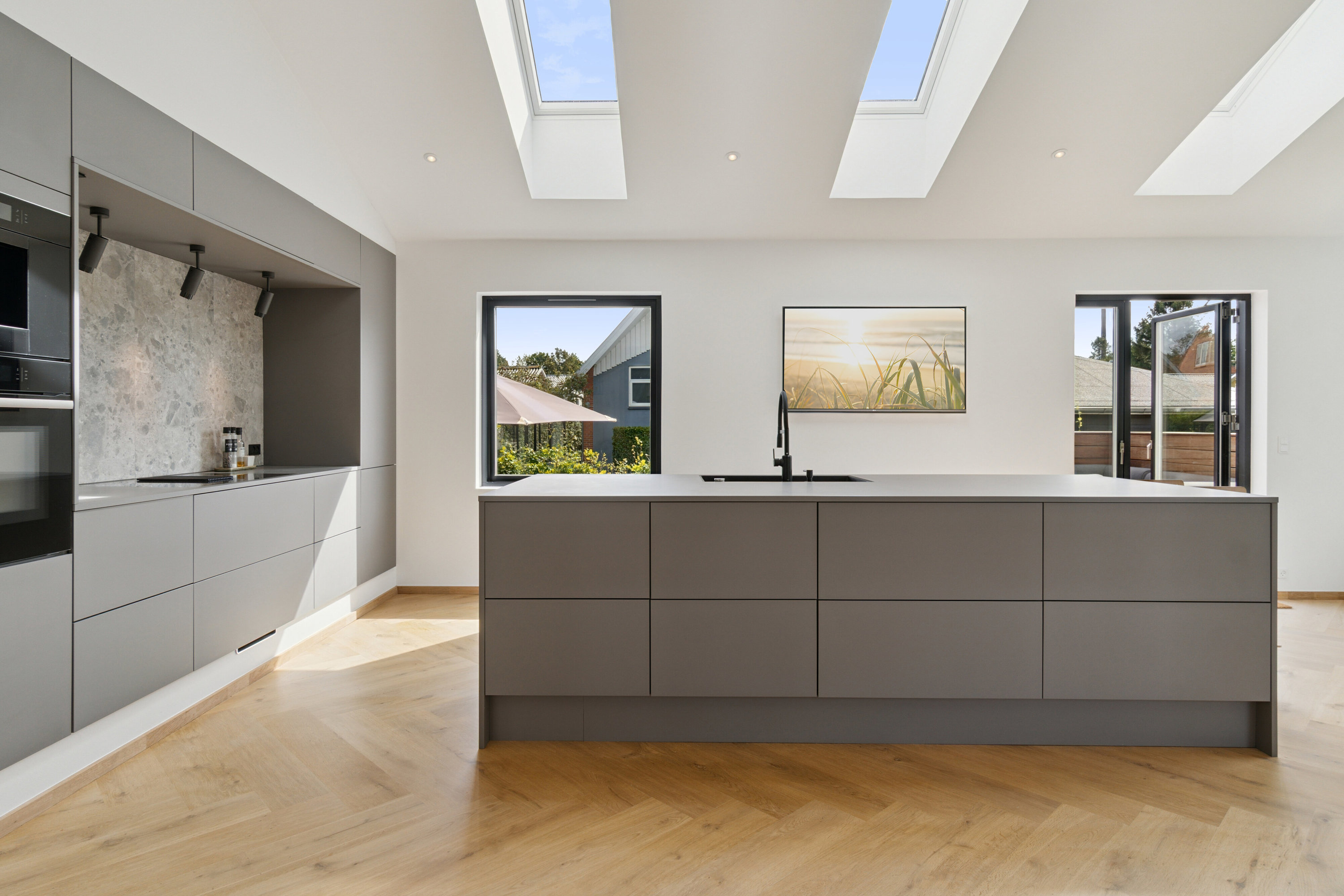 Fremhævet køkken billede i fuldskærmstilstand. Billede af Astersvej 7, 4200 Slagelse