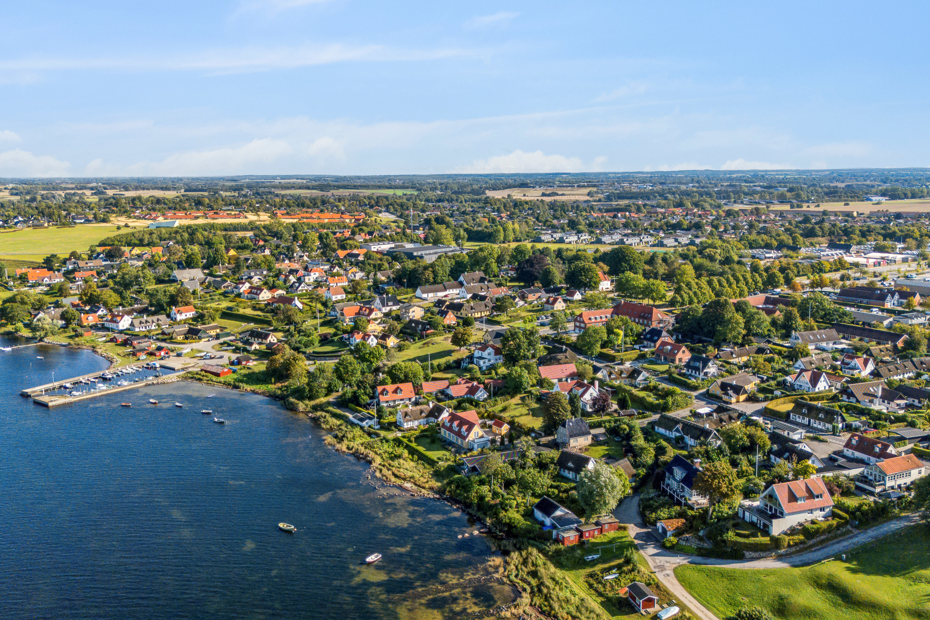 Fremhævet luftfoto billede i fuldskærmstilstand. Billede af Runddelen 2, 4040 Jyllinge