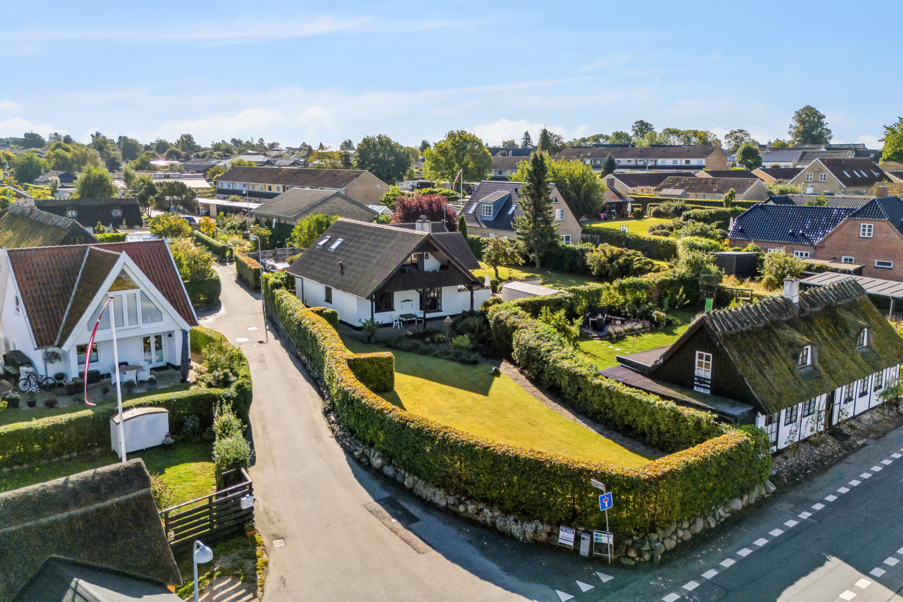 Fremhævet luftfoto billede i fuldskærmstilstand. Billede af Runddelen 2, 4040 Jyllinge