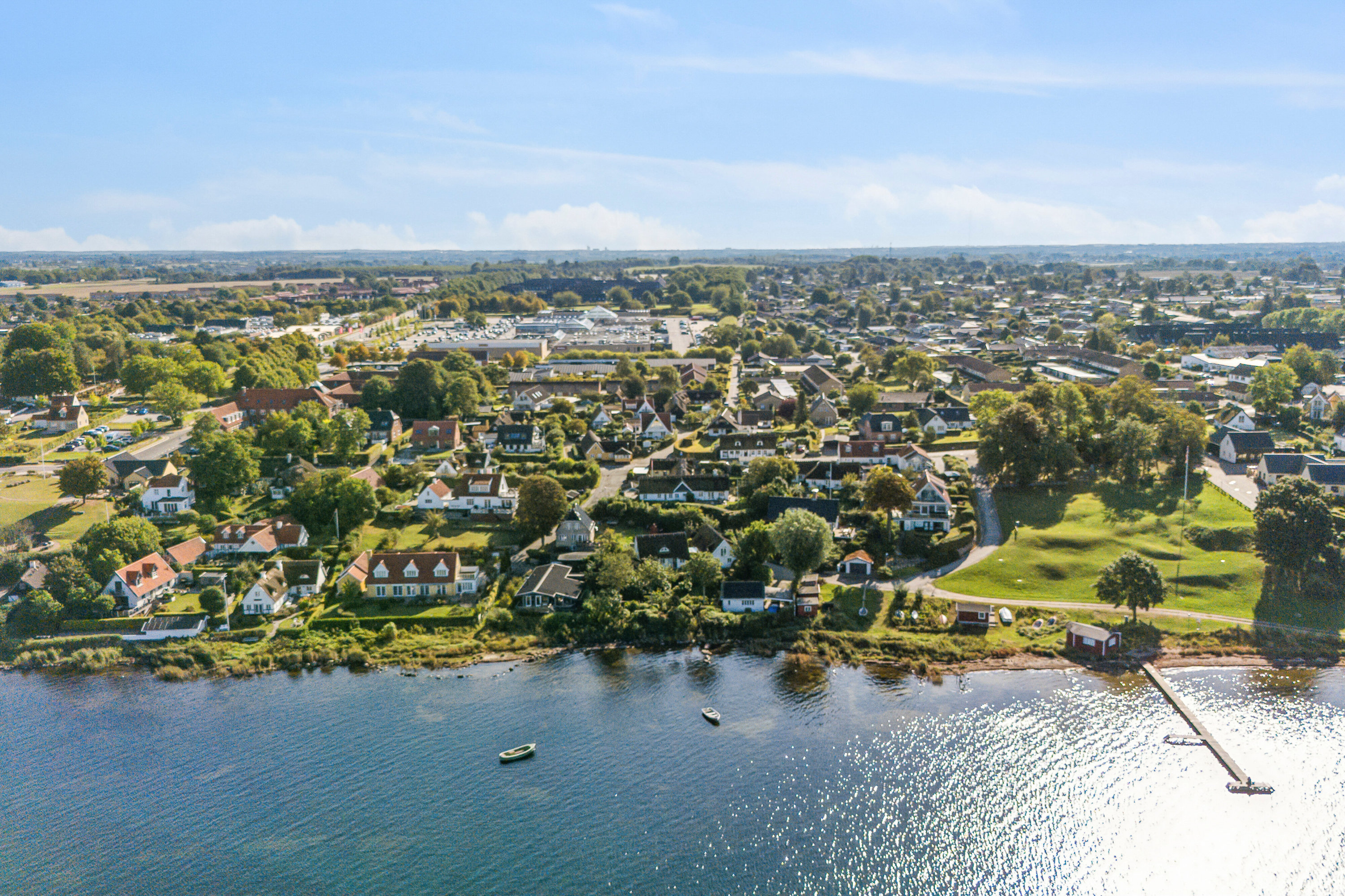 Fremhævet luftfoto billede i fuldskærmstilstand. Billede af Runddelen 2, 4040 Jyllinge