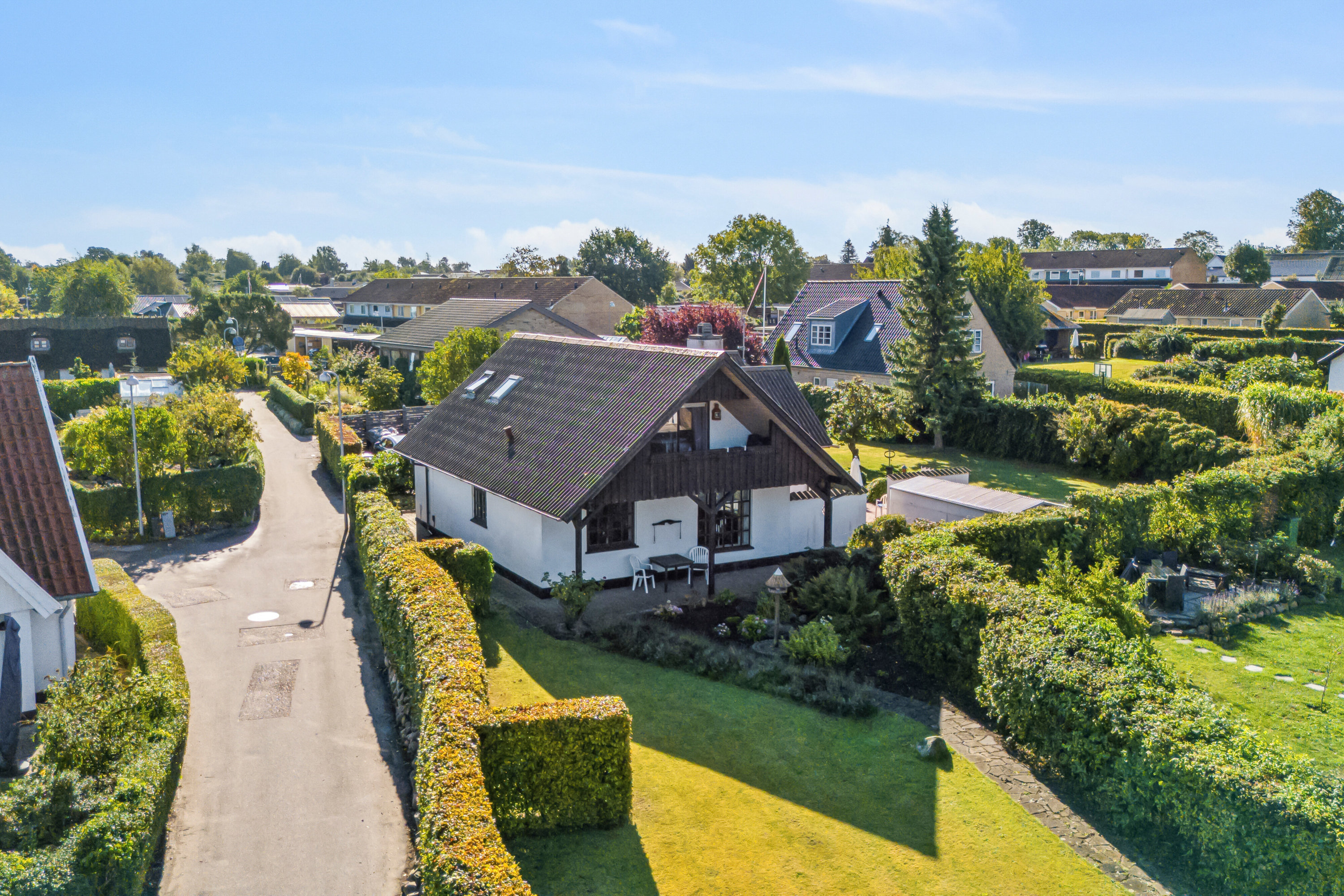 Fremhævet luftfoto billede i fuldskærmstilstand. Billede af Runddelen 2, 4040 Jyllinge