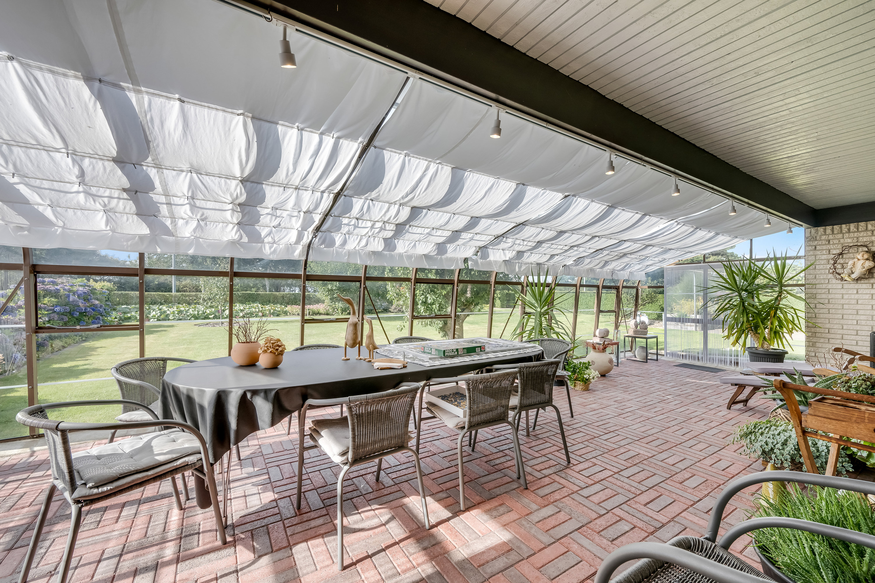 Fremhævet overdækket terrasse billede i fuldskærmstilstand. Billede af Heboltoft 42, 6950 Ringkøbing