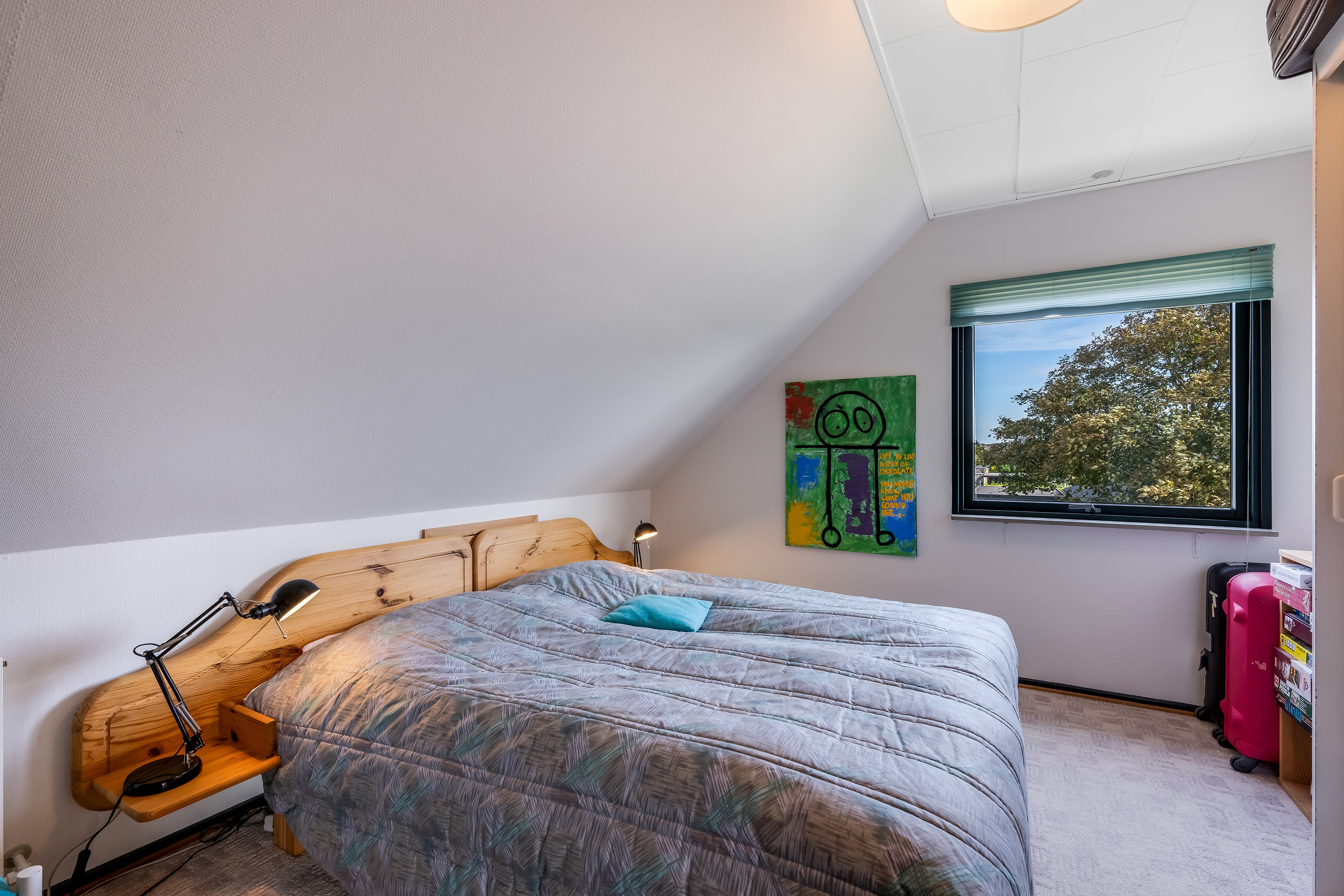 Fremhævet soveværelse billede i fuldskærmstilstand. Billede af Heboltoft 42, 6950 Ringkøbing