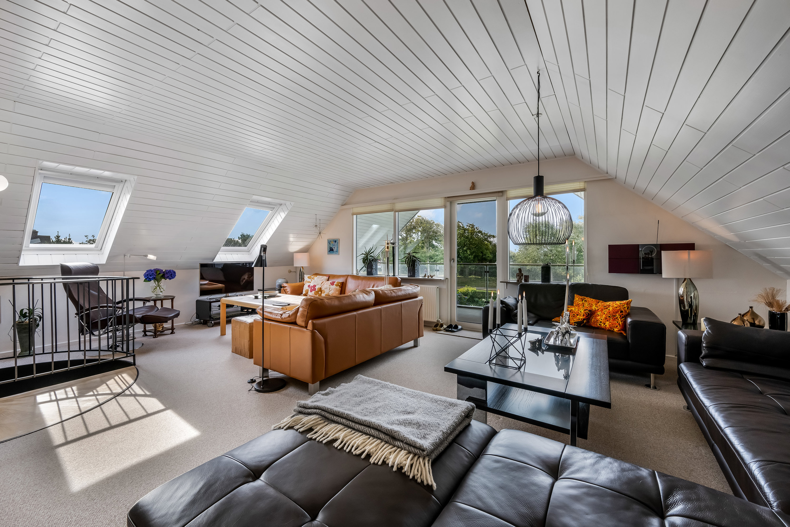 Fremhævet stue billede i fuldskærmstilstand. Billede af Heboltoft 42, 6950 Ringkøbing