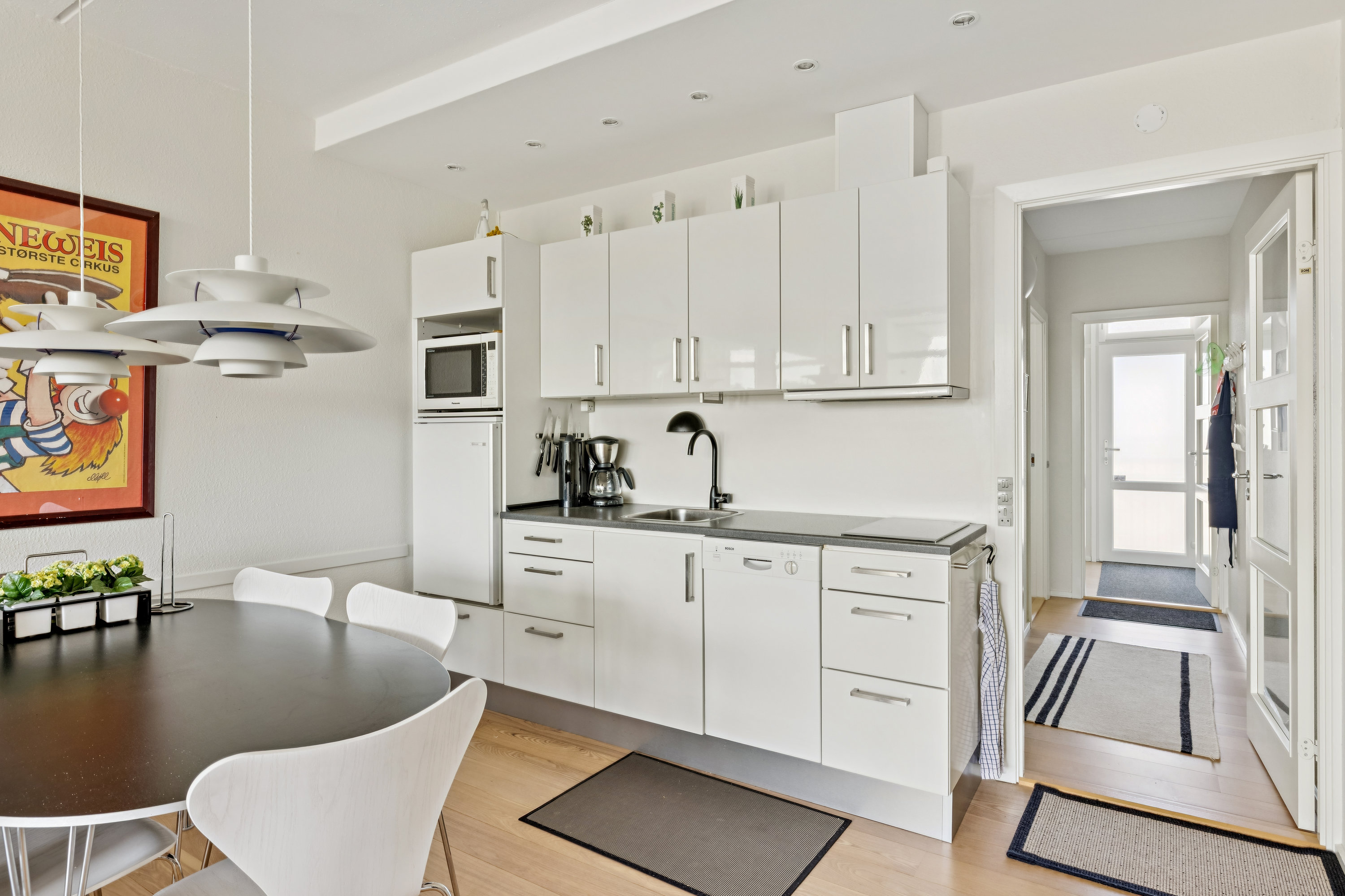 Fremhævet køkken billede i fuldskærmstilstand. Billede af Fægangsvej 11A, 1. 209., Bønnerup Strand, 8585 Glesborg