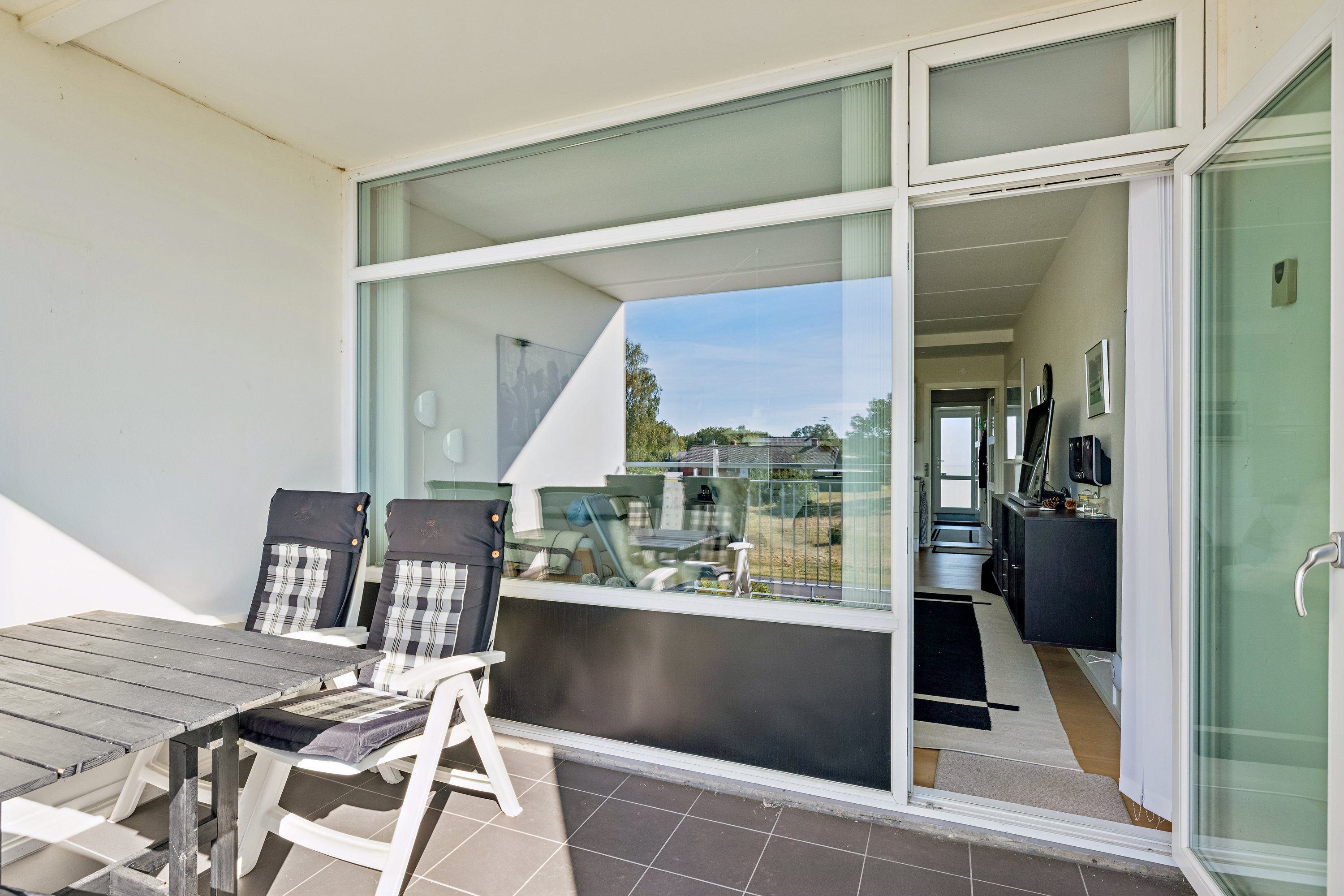 Fremhævet altan billede i fuldskærmstilstand. Billede af Fægangsvej 11A, 1. 209., Bønnerup Strand, 8585 Glesborg