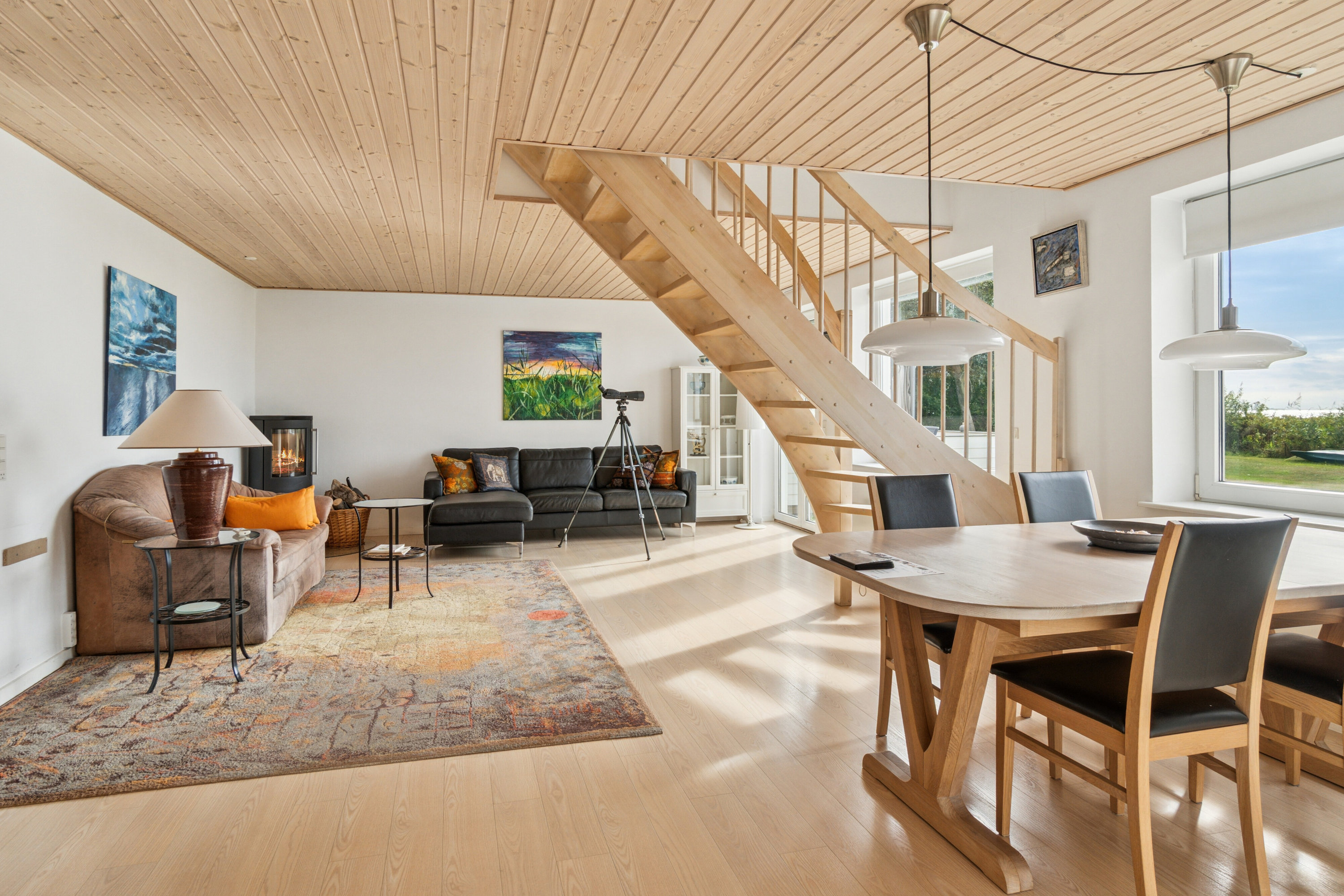 Fremhævet spisestue billede i fuldskærmstilstand. Billede af Løvvej 17A, Dalby Strand, 4281 Gørlev