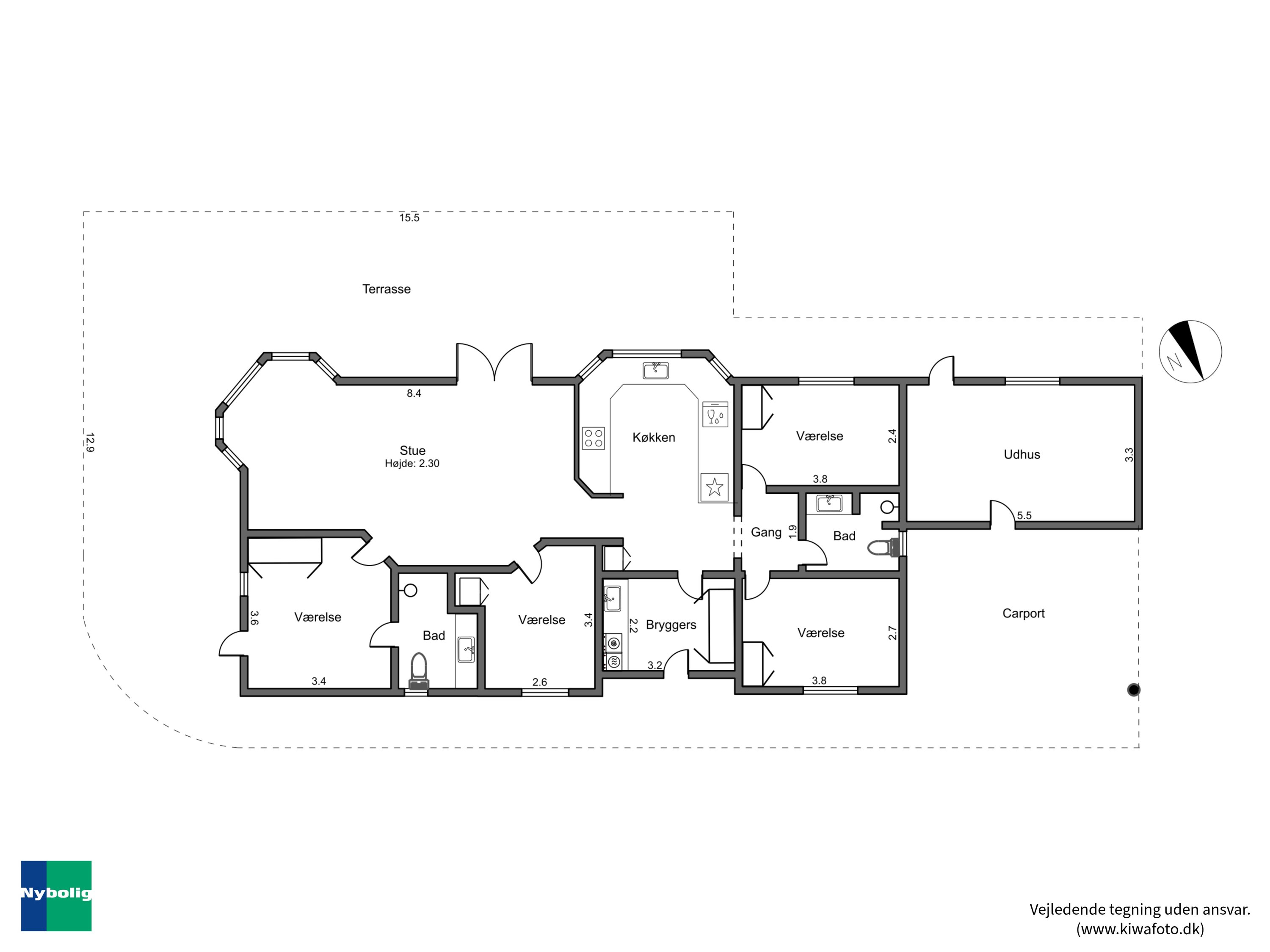 Plantegninger billede af Havesangervej 42, 4930 Maribo