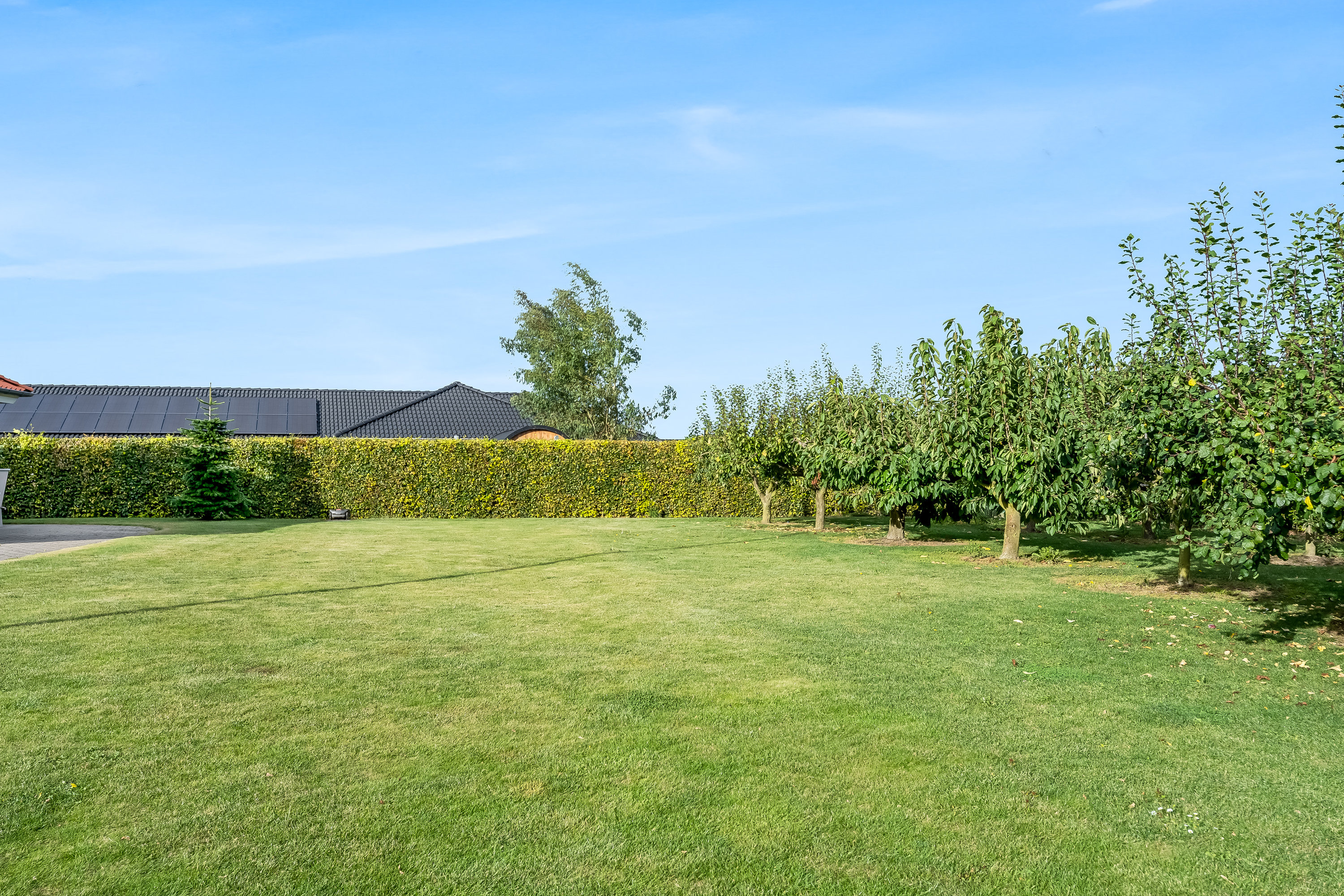 Fremhævet have billede i fuldskærmstilstand. Billede af Havesangervej 42, 4930 Maribo