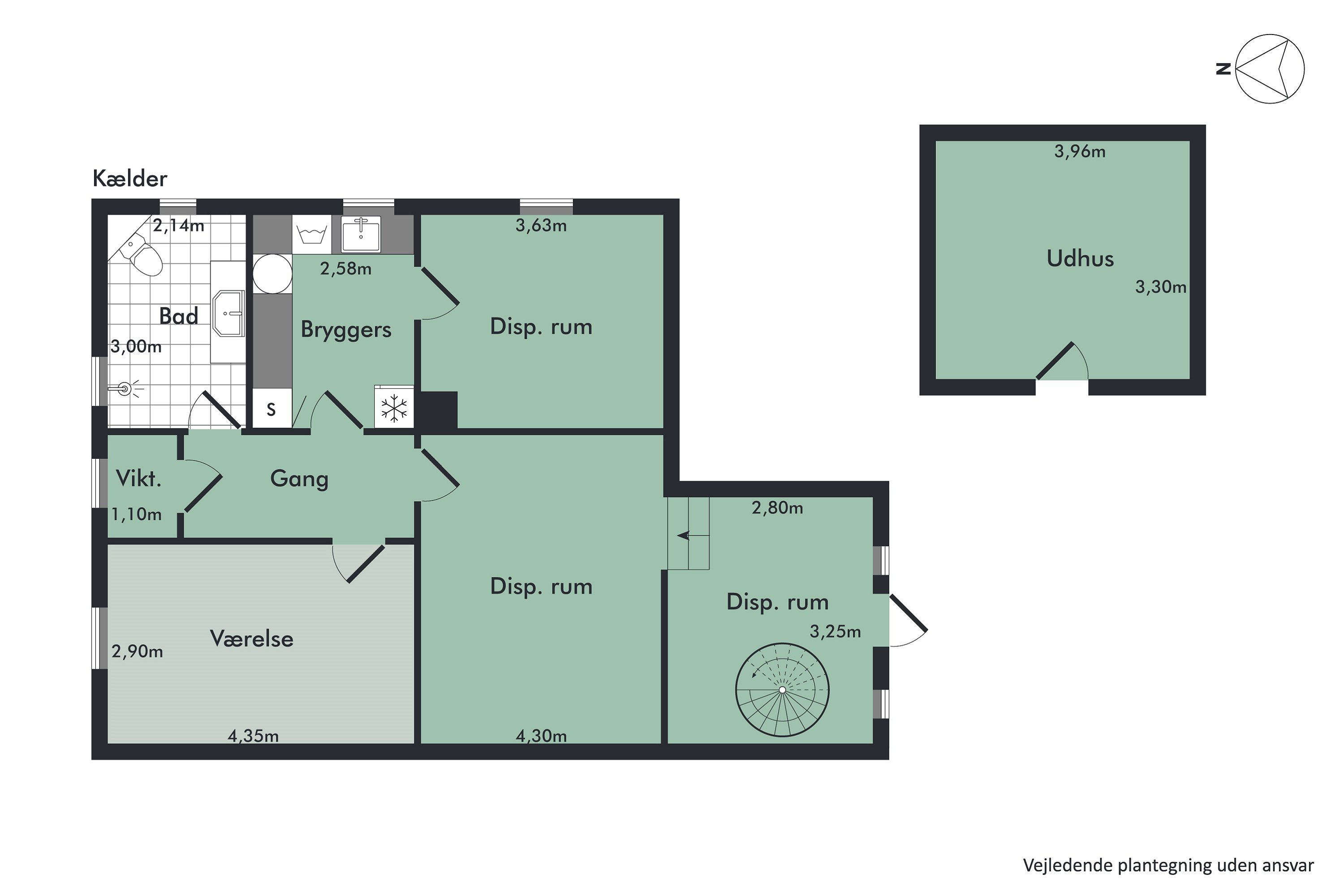 Plantegninger billede af Toftevej 11, 9400 Nørresundby