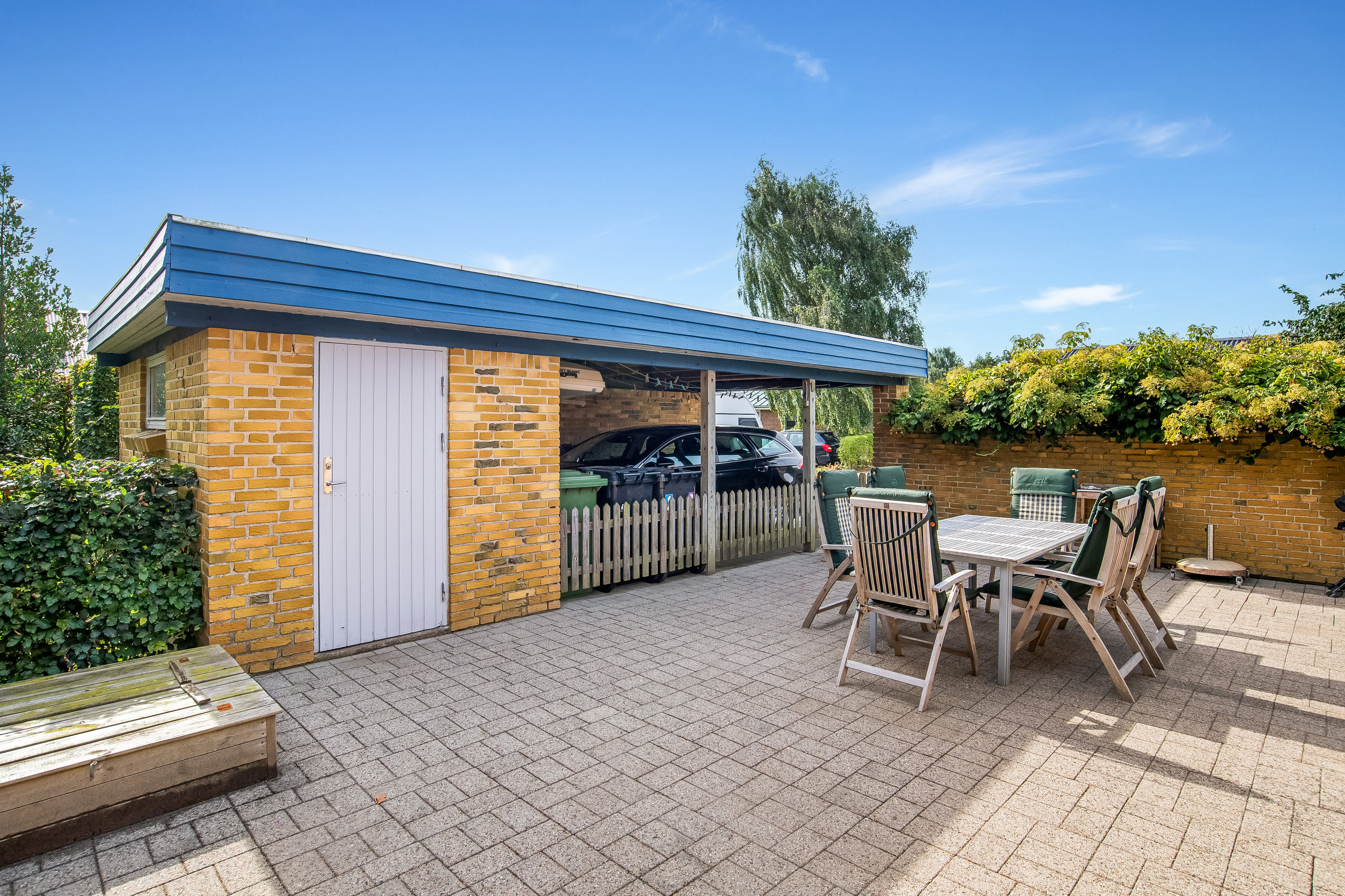 Fremhævet terrasse billede i fuldskærmstilstand. Billede af Riisagersvej 1, 7500 Holstebro