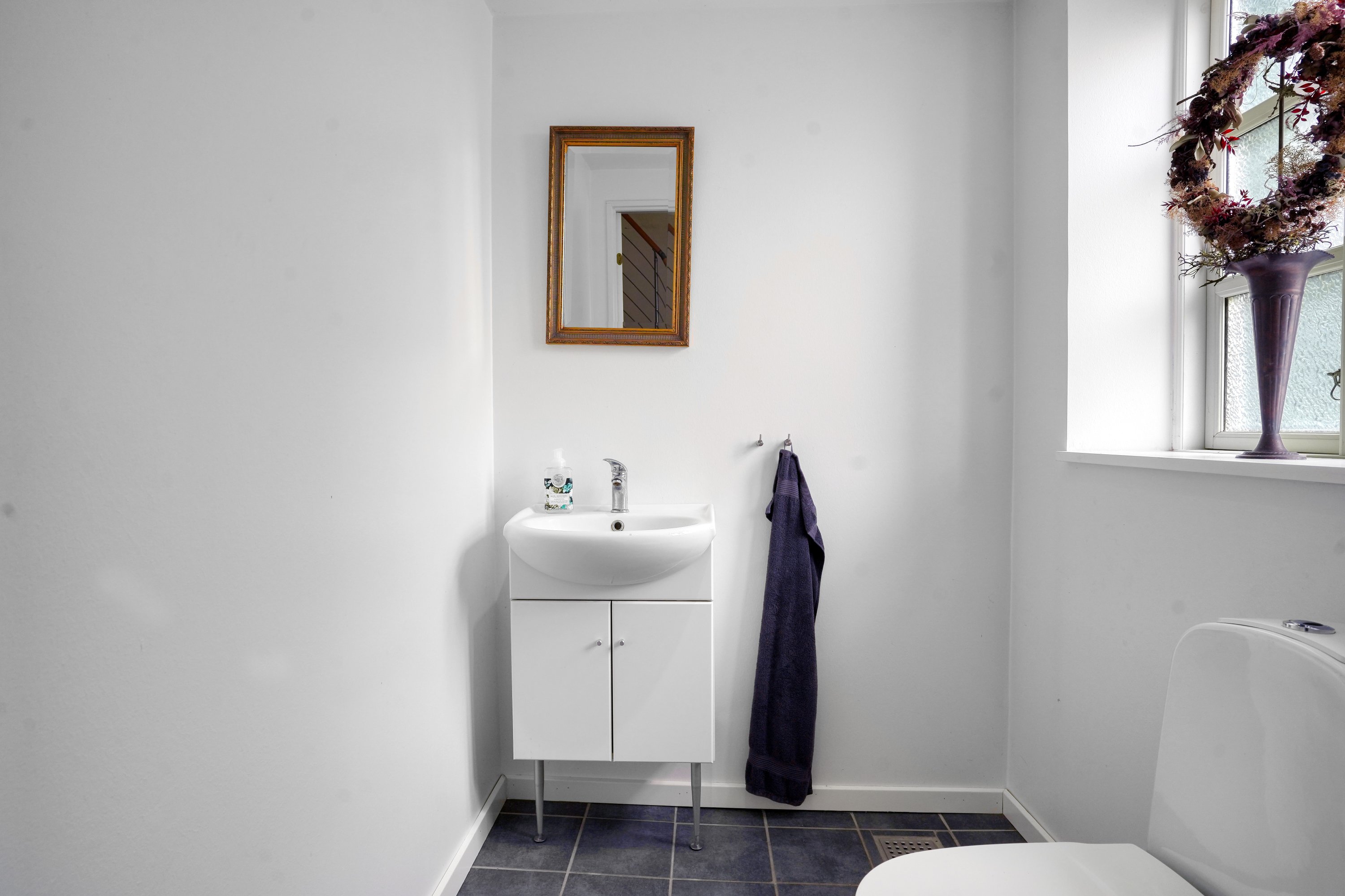 Fremhævet gæstetoilet billede i fuldskærmstilstand. Billede af Gurrevej 318, Gurre, 3000 Helsingør