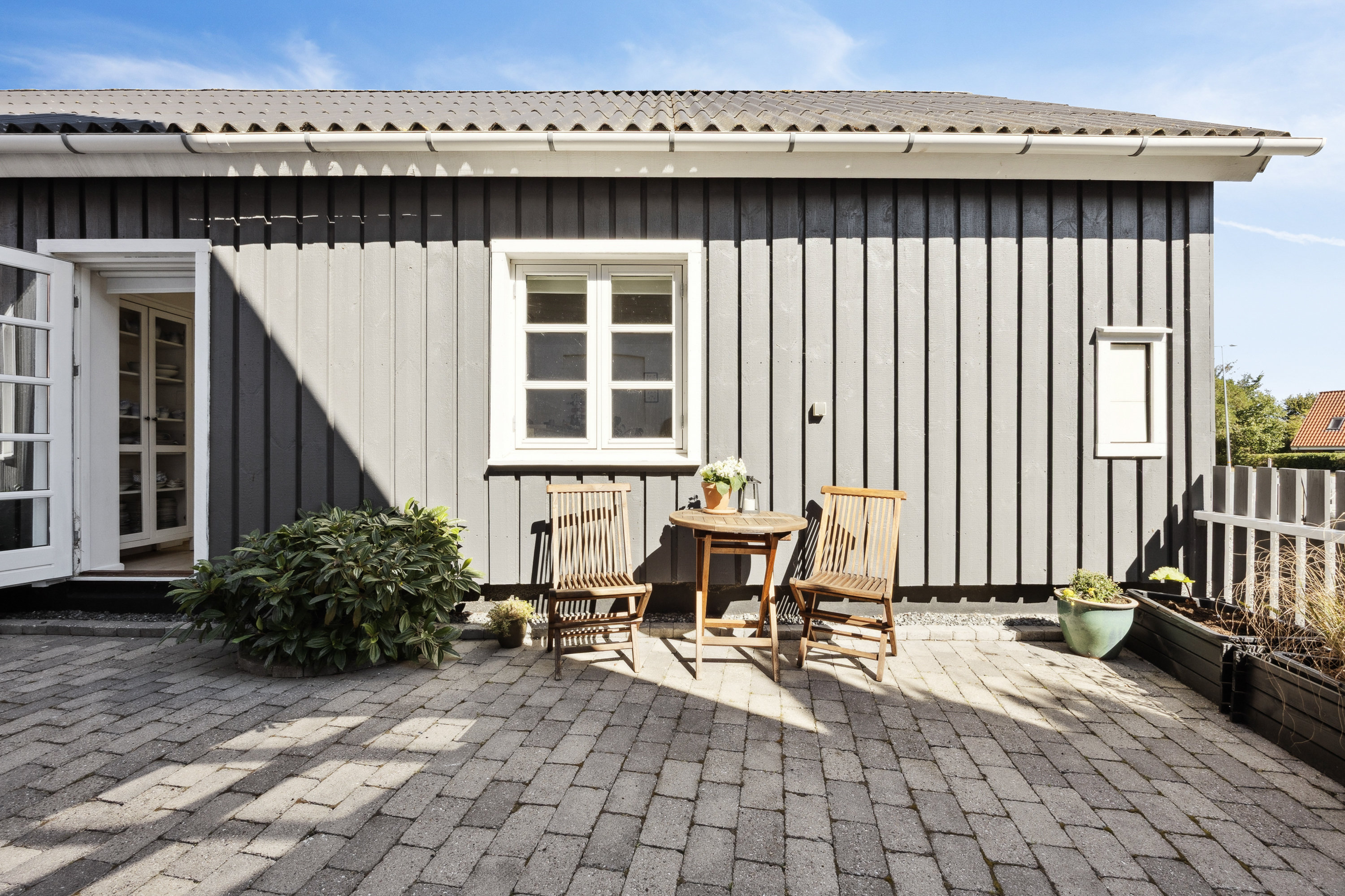 Fremhævet terrasse billede i fuldskærmstilstand. Billede af Vordingborgvej 90B, 4681 Herfølge