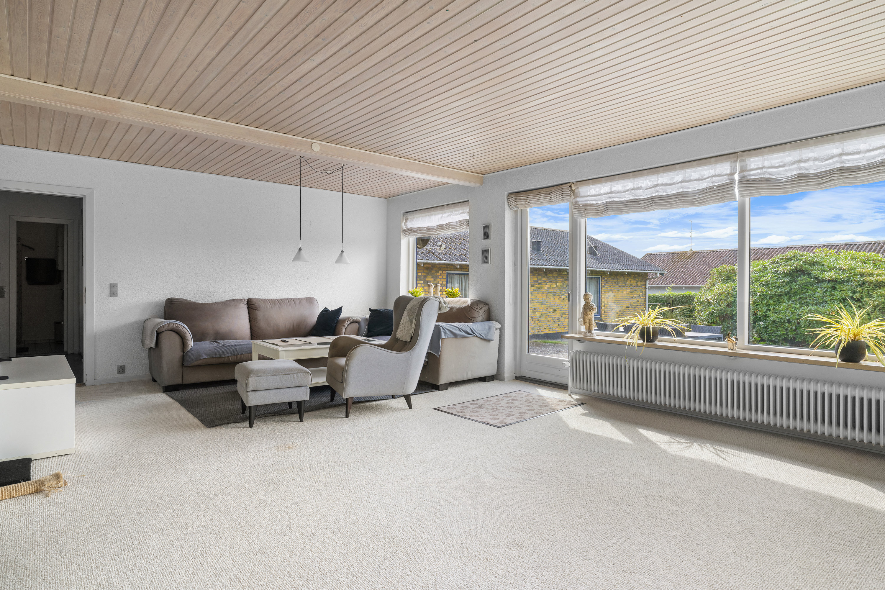 Fremhævet stue billede i fuldskærmstilstand. Billede af Hesselhøjvej 28, Brobyværk, 5672 Broby