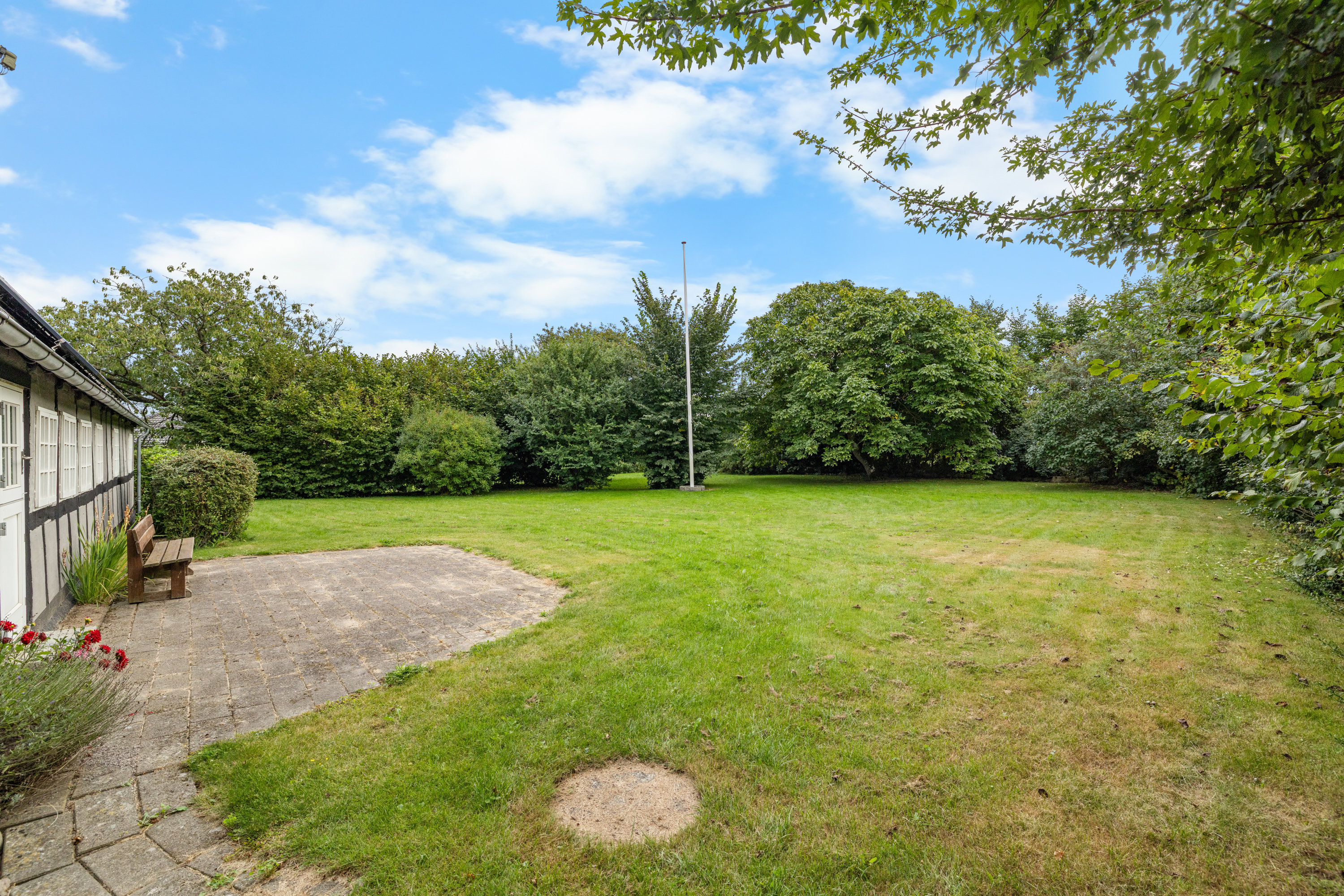 Fremhævet facade billede i fuldskærmstilstand. Billede af Betzyslyst 131, 5600 Faaborg