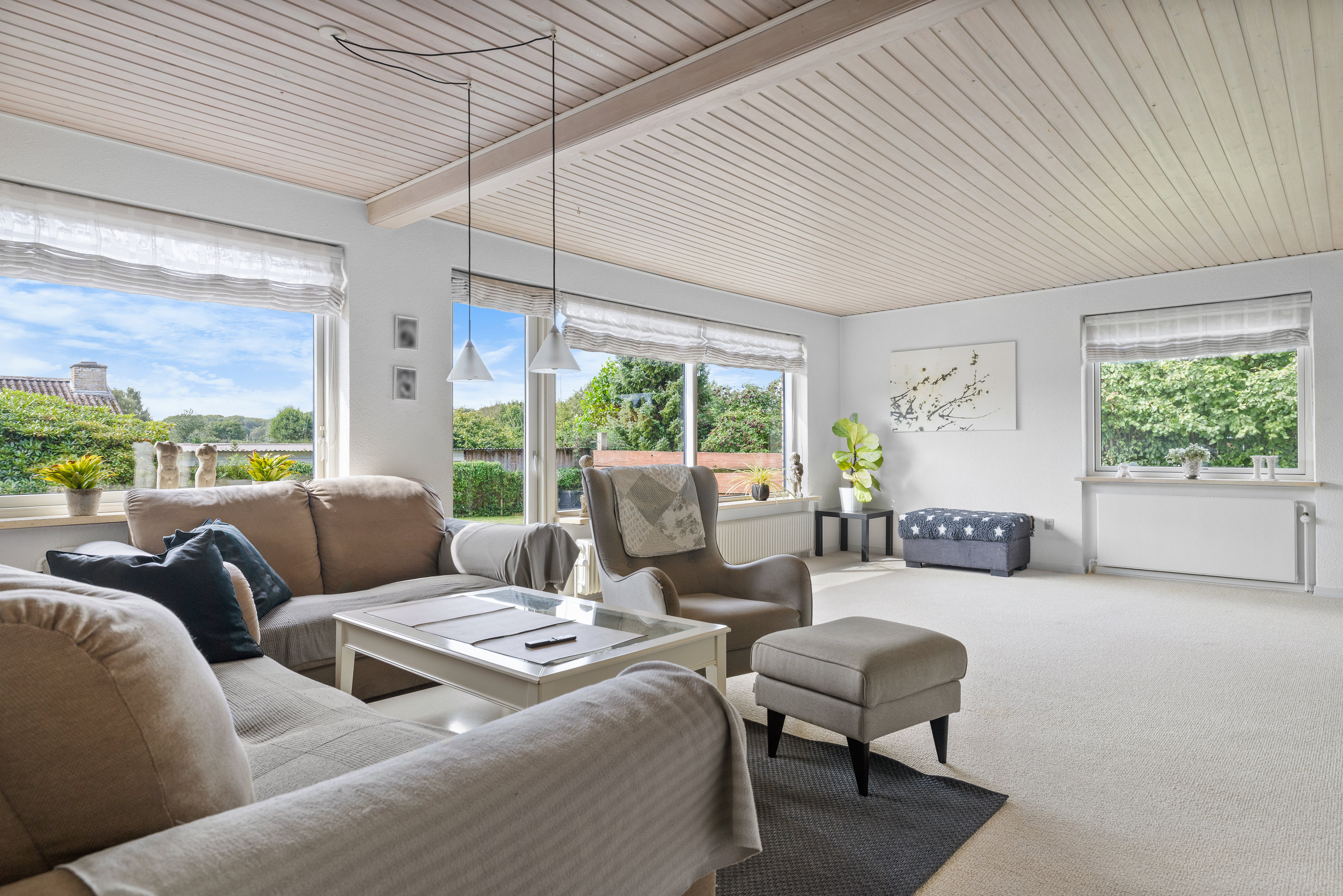 Miniaturebillede 2: stue. Billede af Hesselhøjvej 28, Brobyværk, 5672 Broby