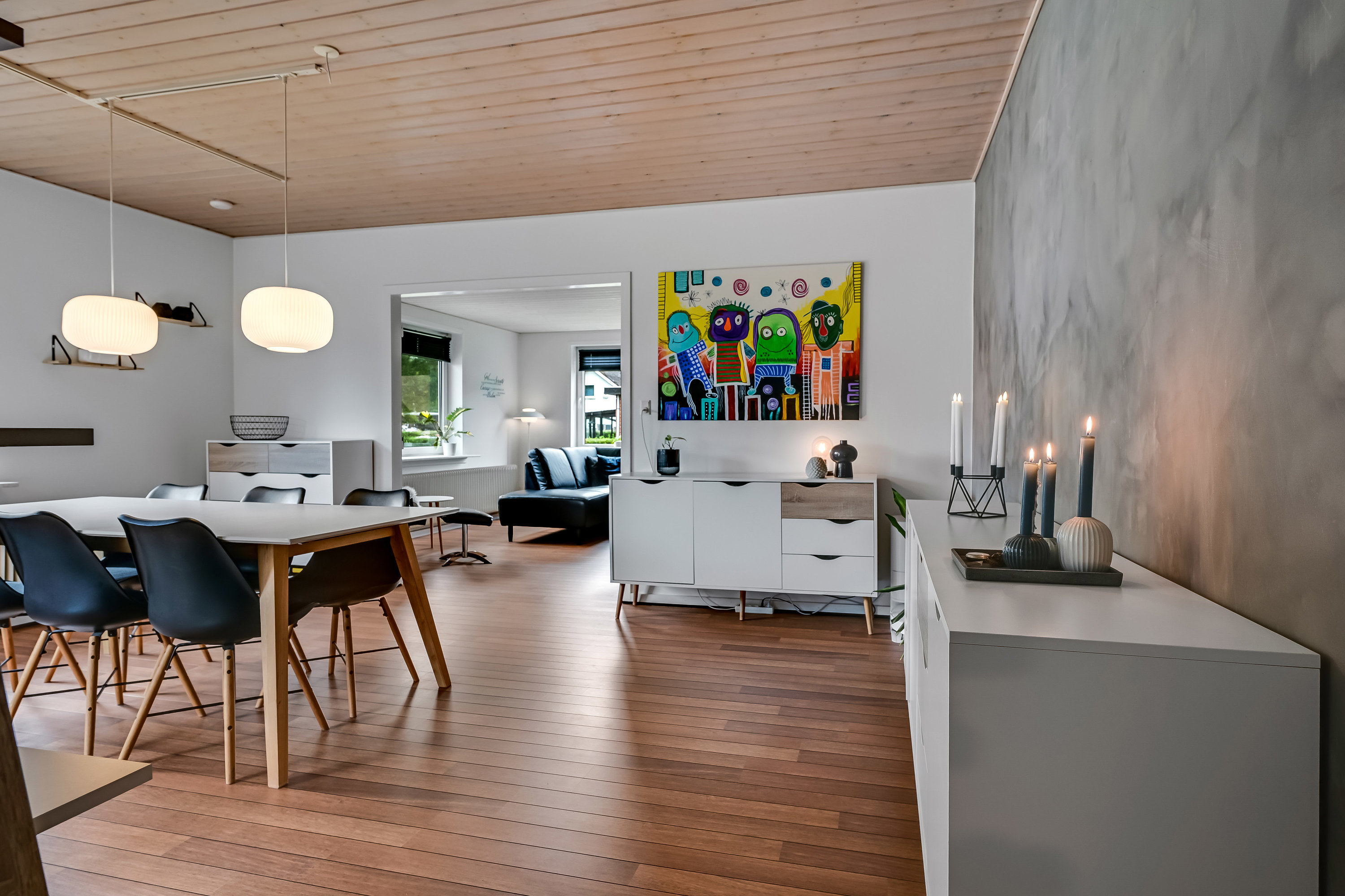 Fremhævet stue billede i fuldskærmstilstand. Billede af Egebjerg Landevej 90, Vesterhede, 7250 Hejnsvig