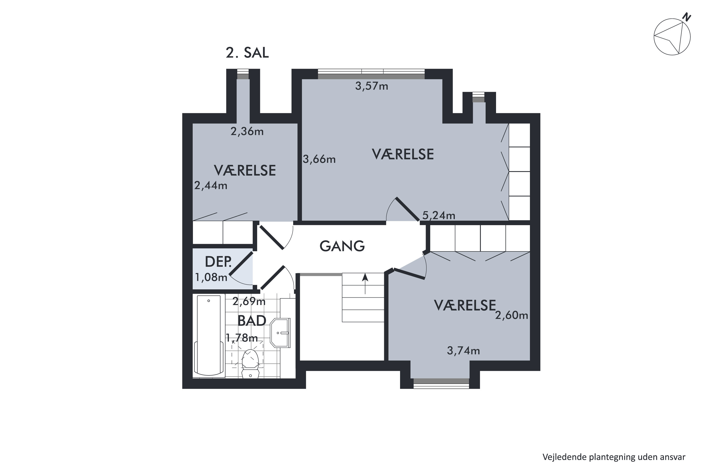 Plantegninger billede af Grønnegade 2, 6760 Ribe