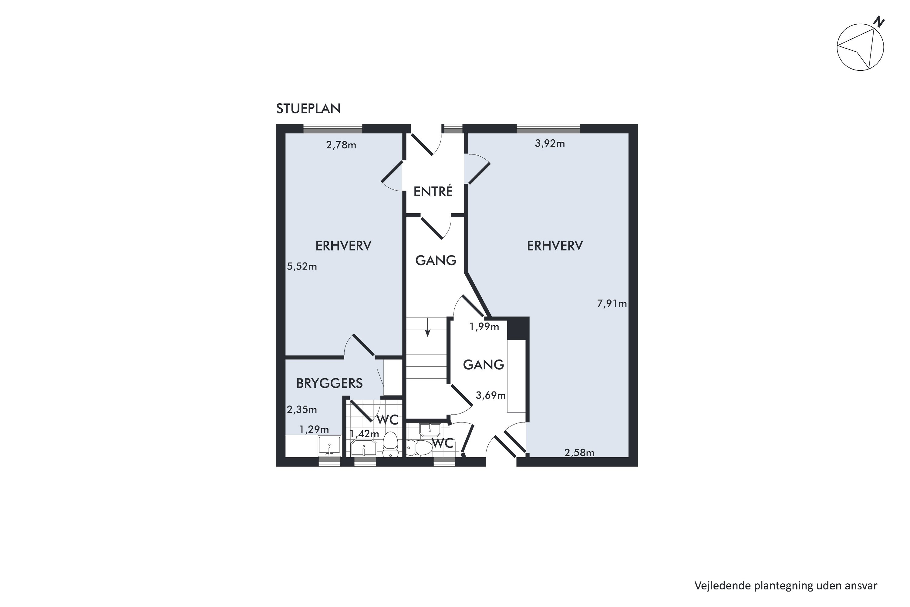 Plantegninger billede af Grønnegade 2, 6760 Ribe