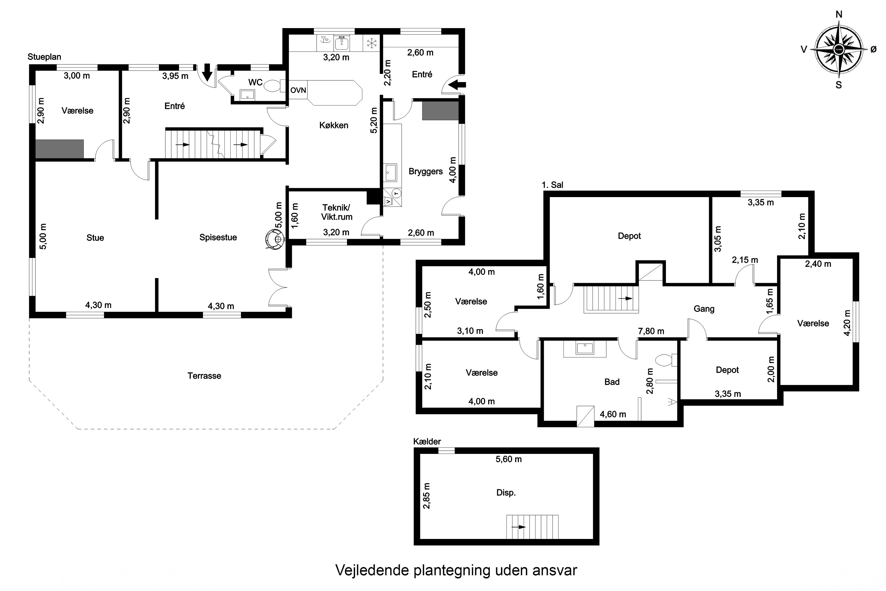 Plantegninger billede af Egebjerg Landevej 90, Vesterhede, 7250 Hejnsvig