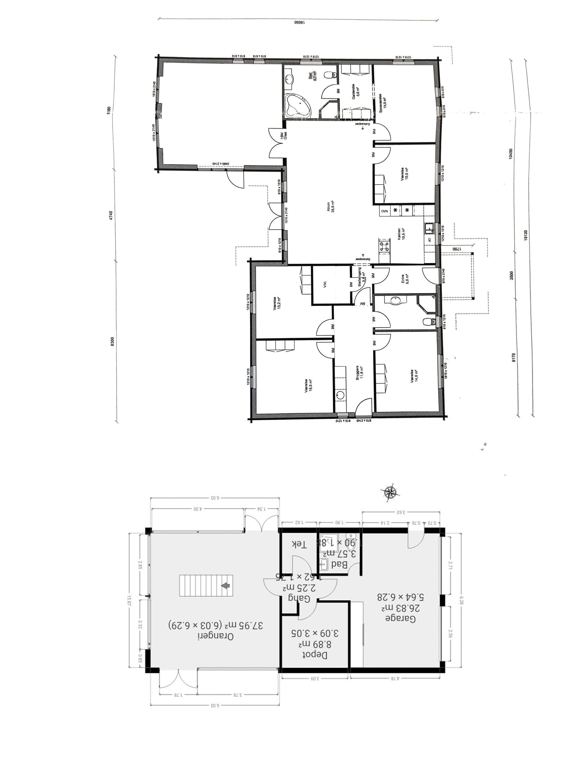 Plantegninger billede af Herslev Bygade 28, Herslev, 7000 Fredericia