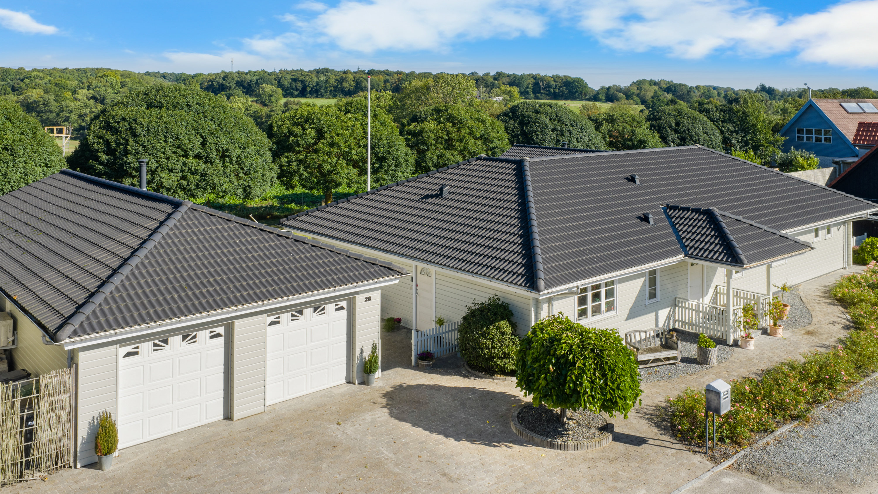 Fremhævet facade billede i fuldskærmstilstand. Billede af Herslev Bygade 28, Herslev, 7000 Fredericia