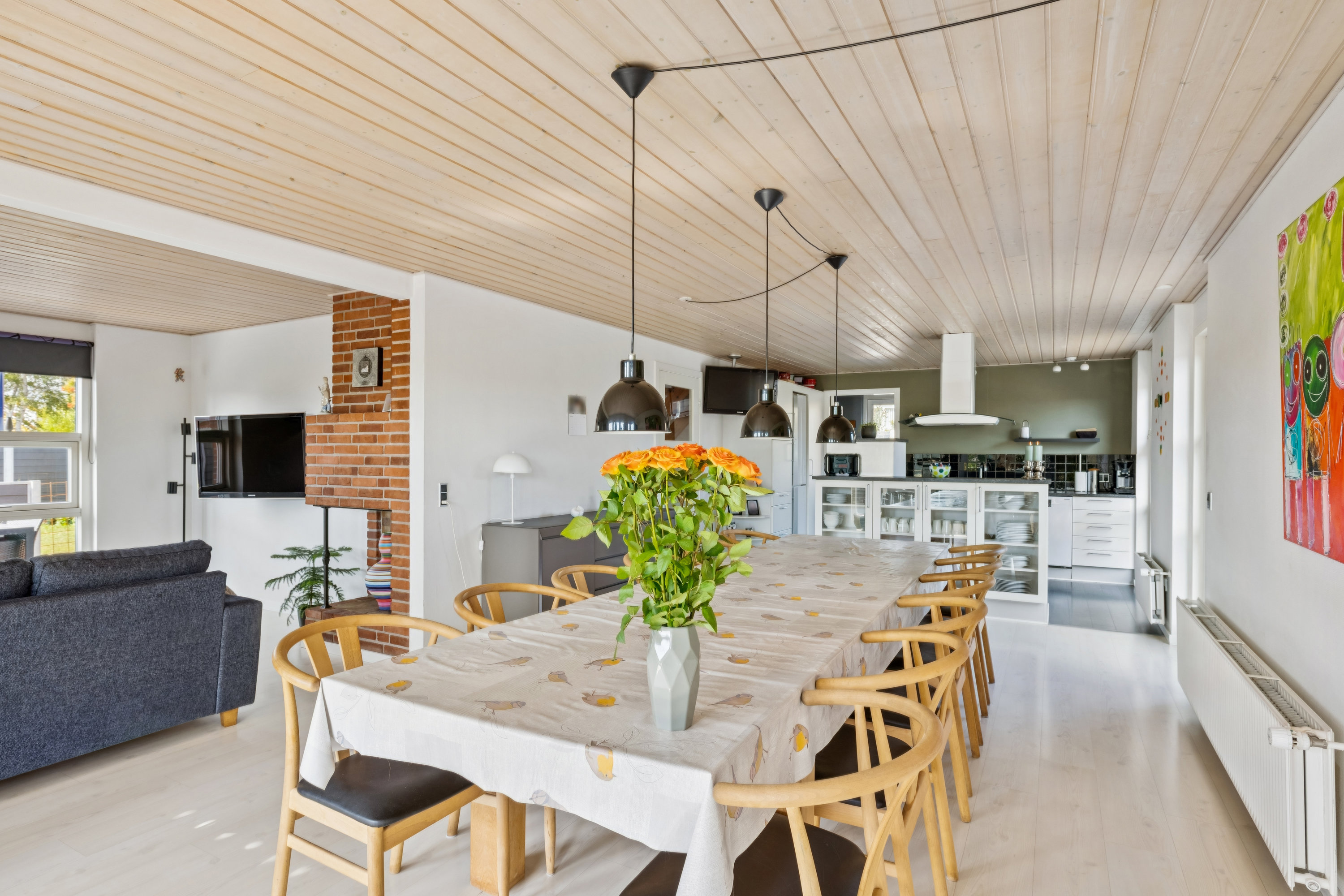 Fremhævet stue billede i fuldskærmstilstand. Billede af Tulipanvej 2, 8500 Grenaa