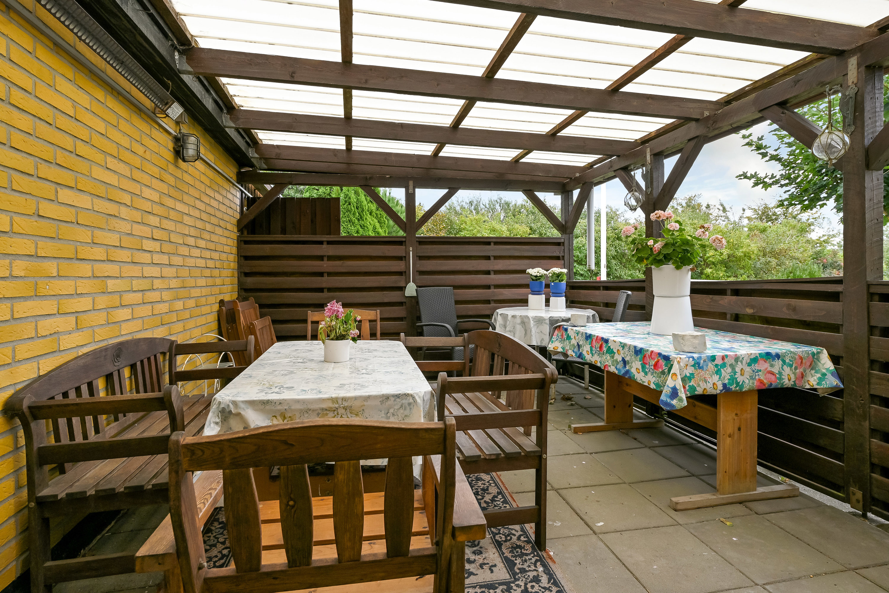 Fremhævet terrasse billede i fuldskærmstilstand. Billede af Abildvej 12, 7200 Grindsted