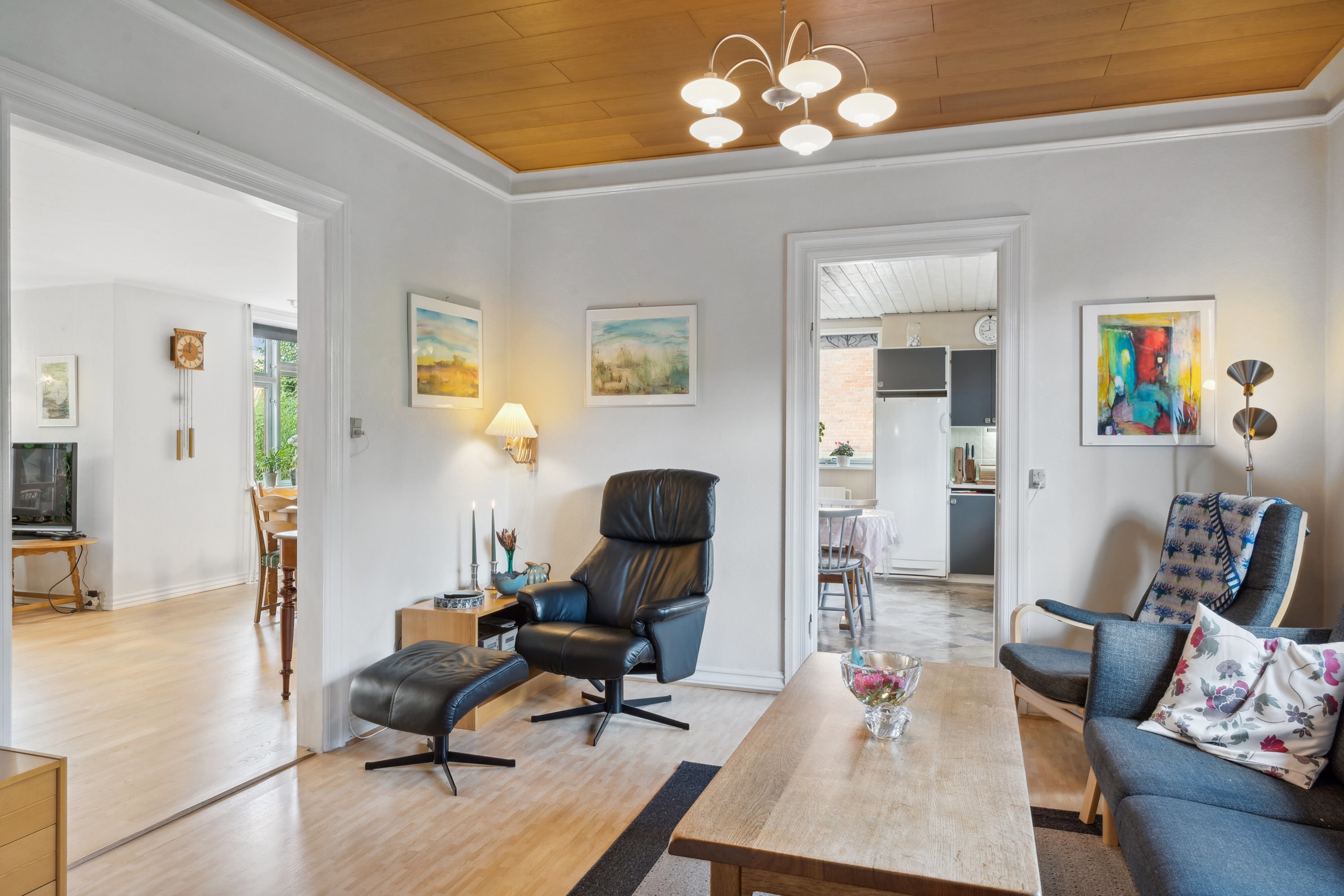 Fremhævet stue billede i fuldskærmstilstand. Billede af Borgergade 9, 8883 Gjern