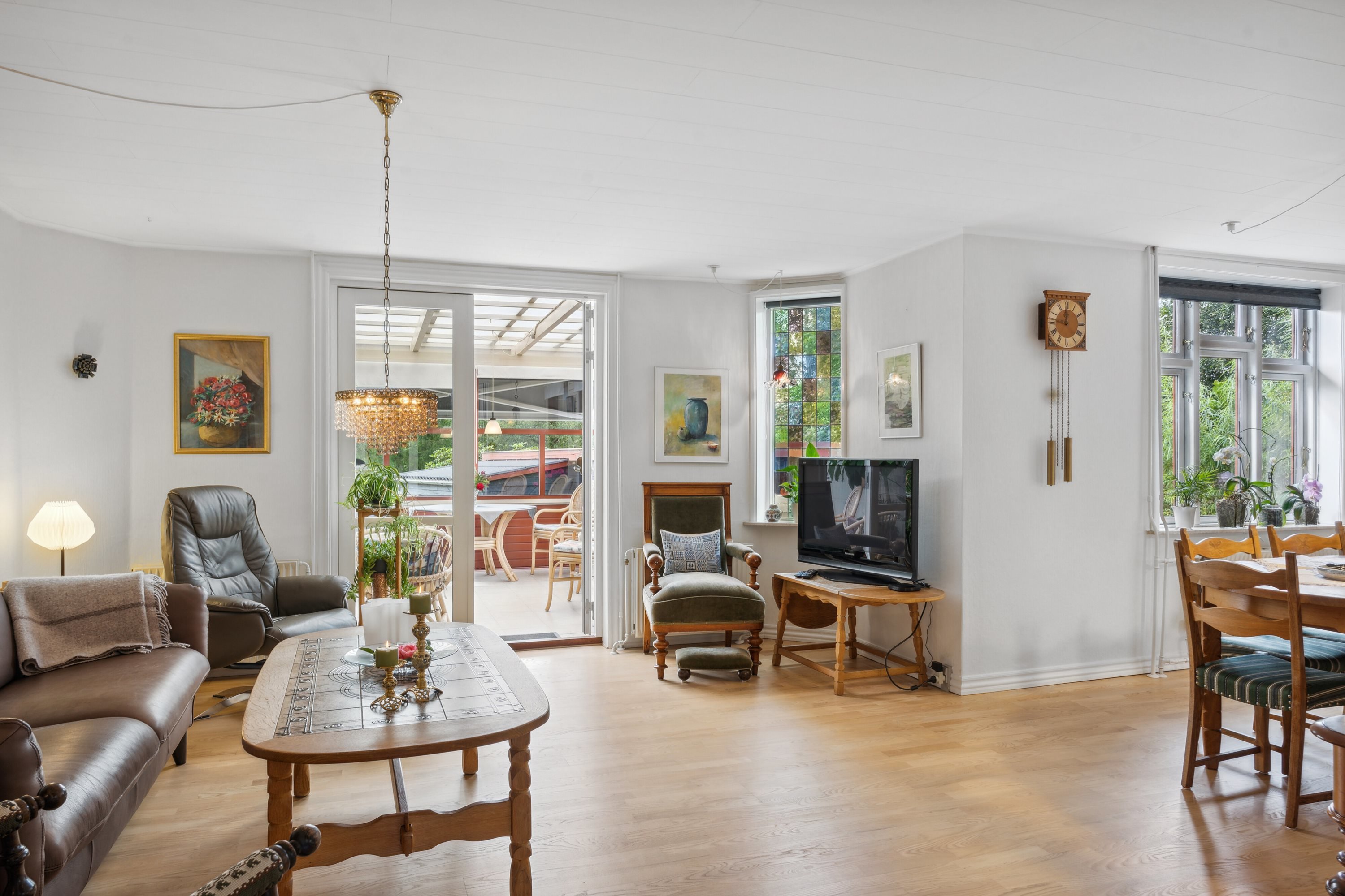 Fremhævet stue billede i fuldskærmstilstand. Billede af Borgergade 9, 8883 Gjern