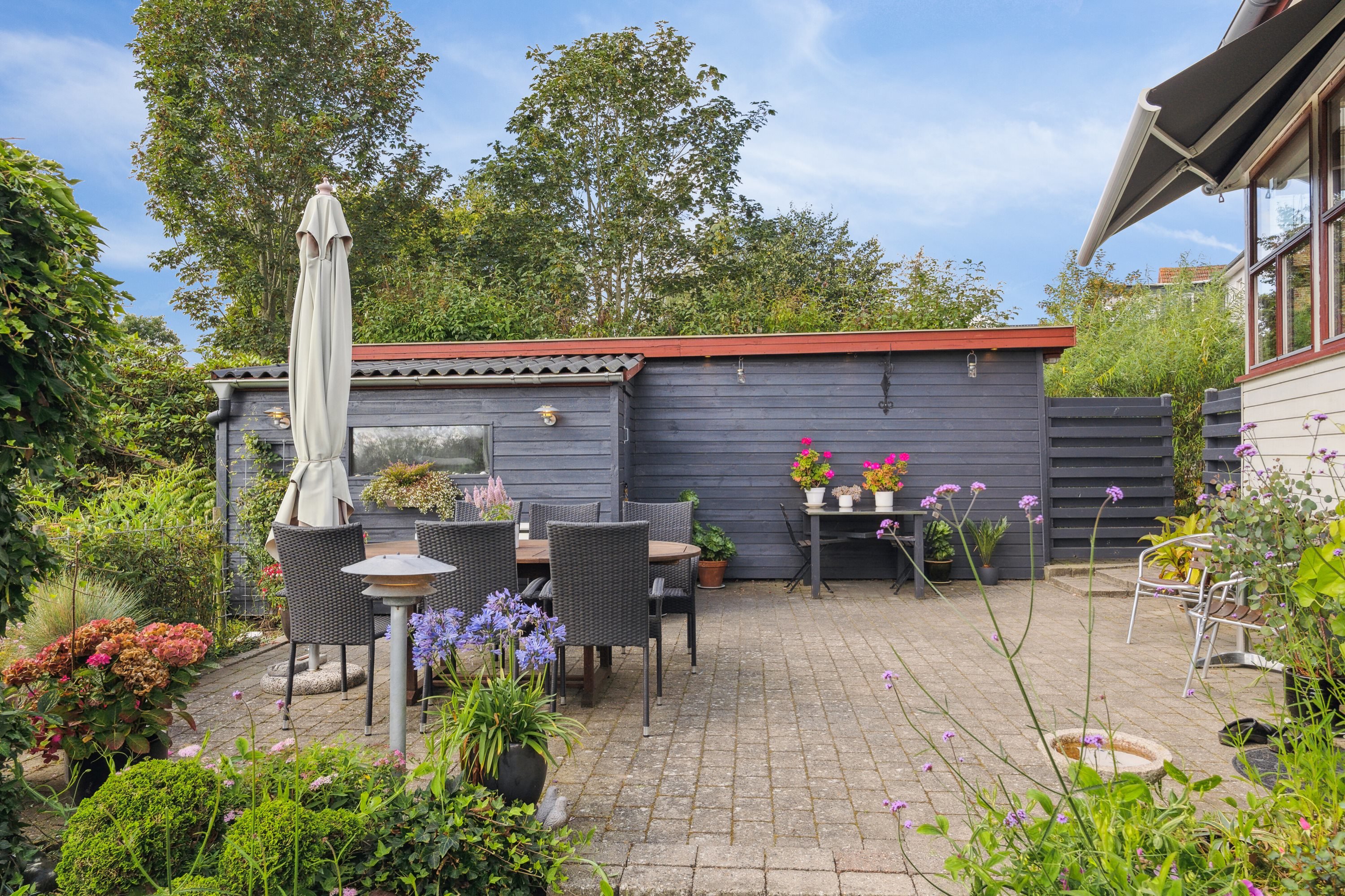 Fremhævet terrasse billede i fuldskærmstilstand. Billede af Borgergade 9, 8883 Gjern