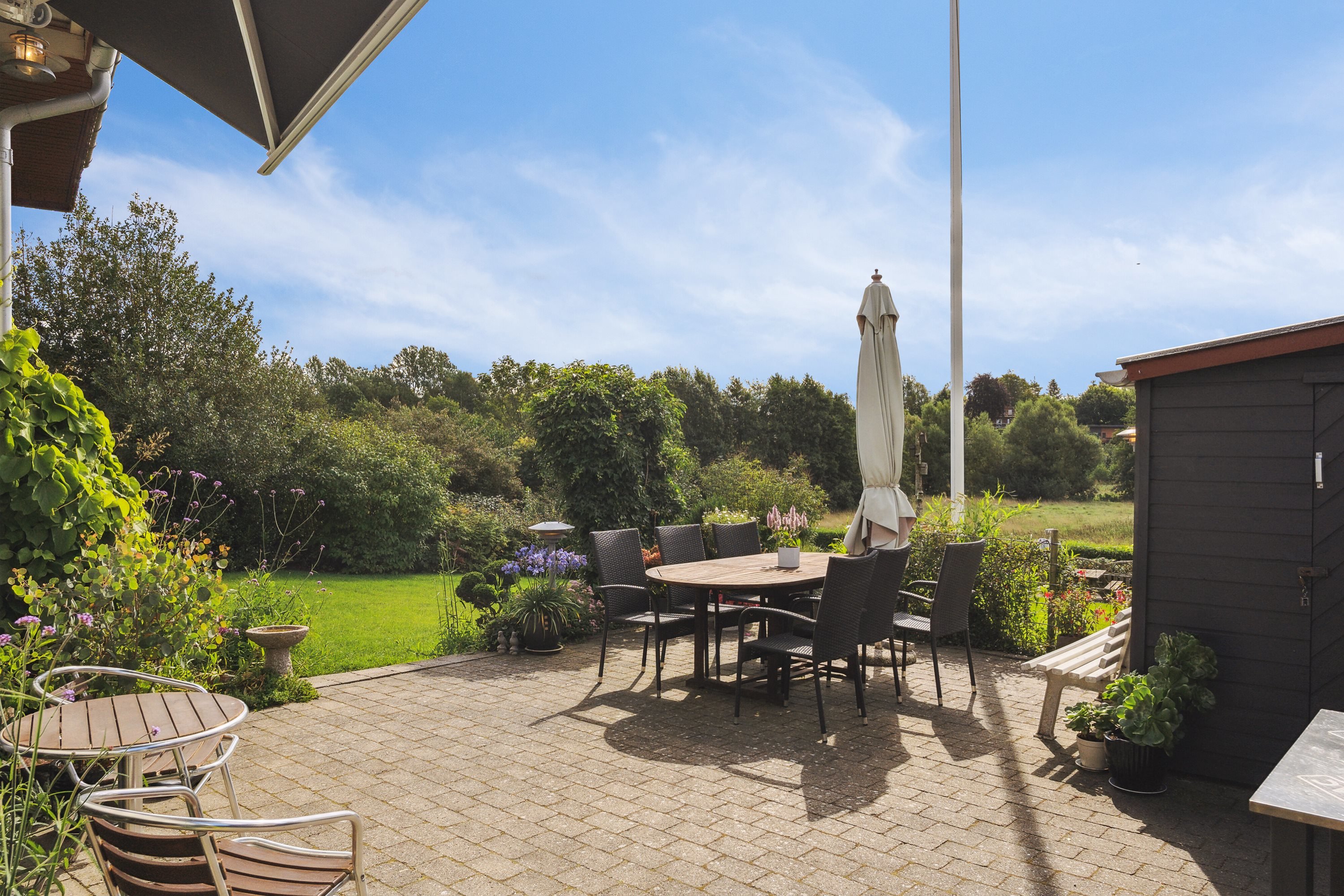 Fremhævet terrasse billede i fuldskærmstilstand. Billede af Borgergade 9, 8883 Gjern