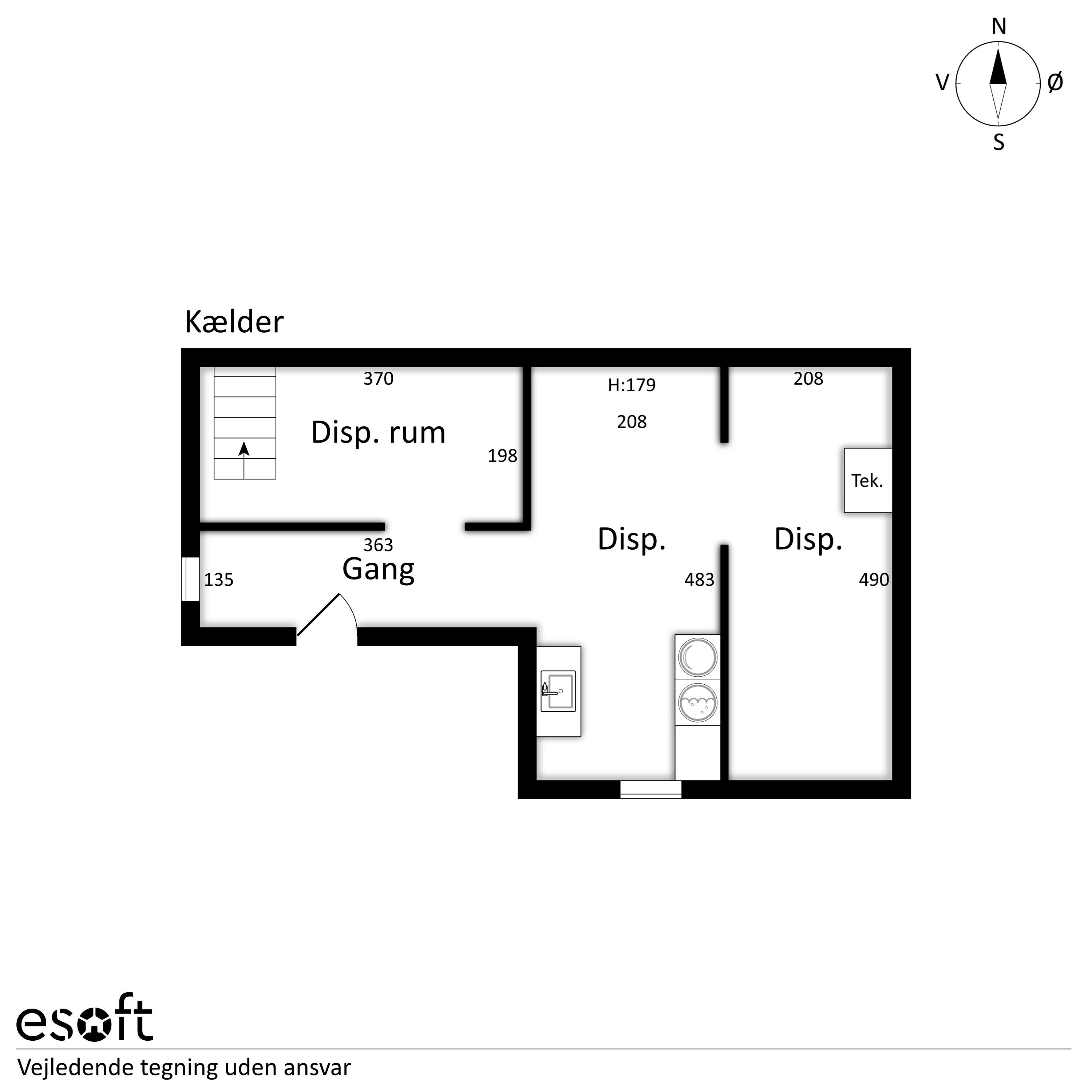 Plantegninger billede af Borgergade 9, 8883 Gjern