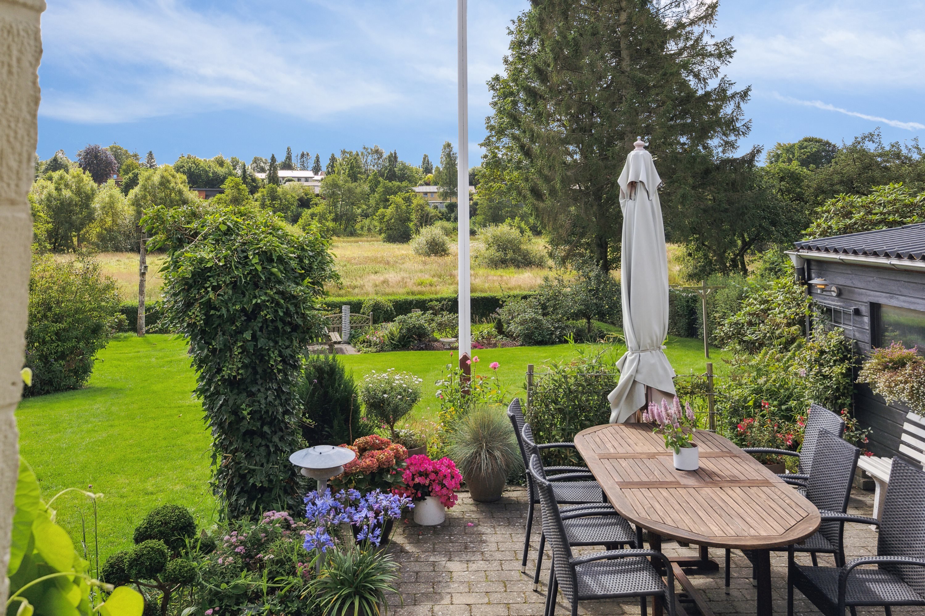 Fremhævet terrasse billede i fuldskærmstilstand. Billede af Borgergade 9, 8883 Gjern