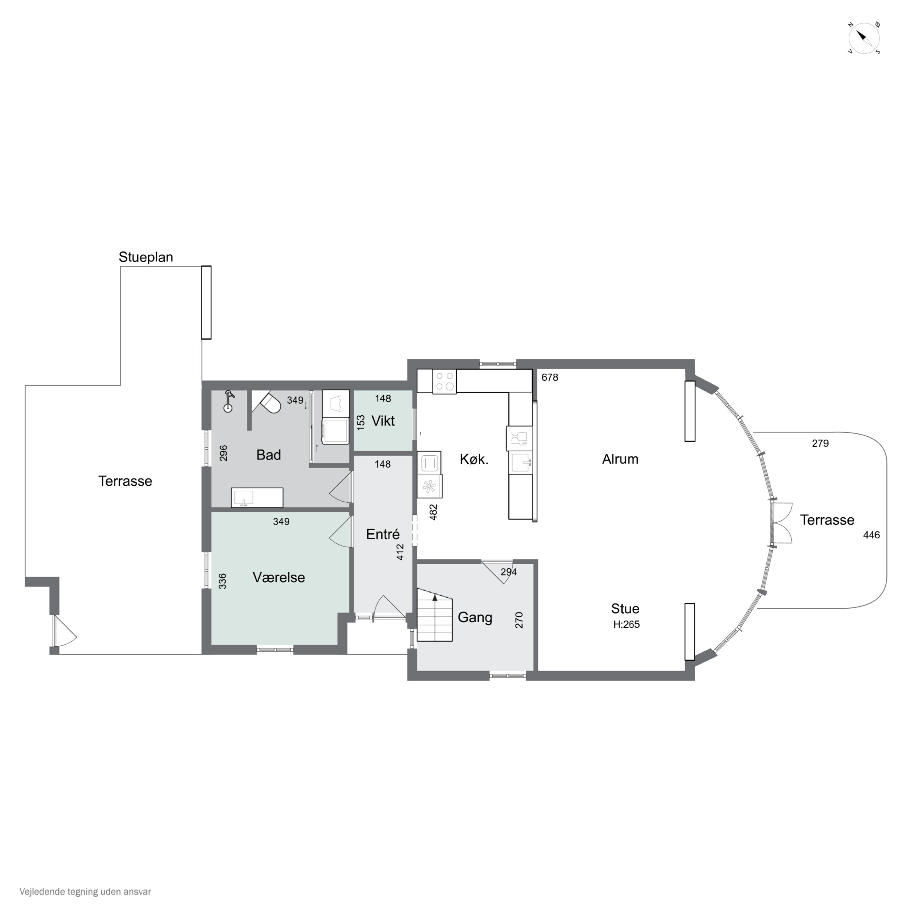 Plantegninger billede af Strandvejen 48, 4654 Faxe Ladeplads