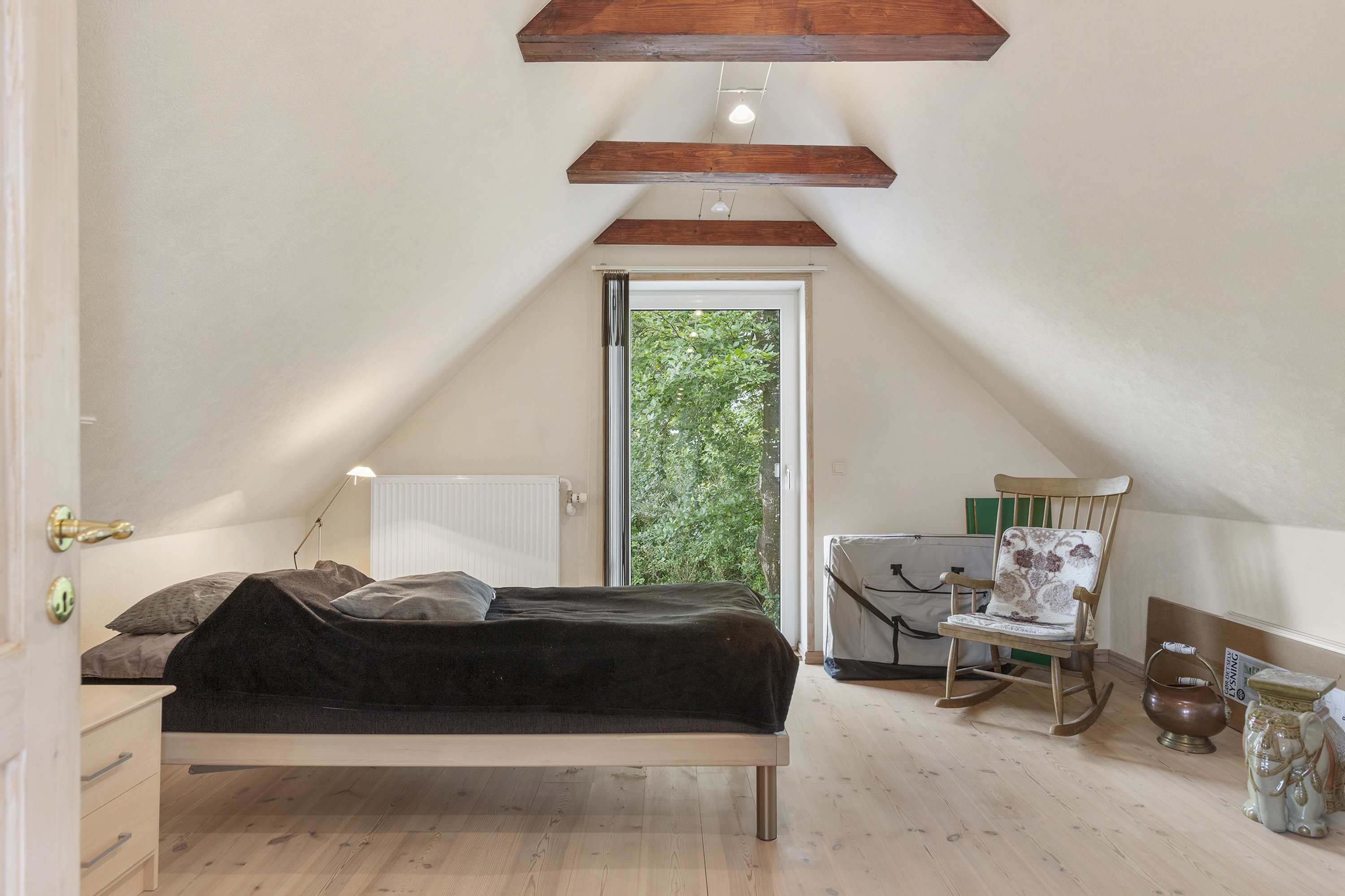 Fremhævet soveværelse billede i fuldskærmstilstand. Billede af Hvidbakvej 36, Serritslev, 9700 Brønderslev