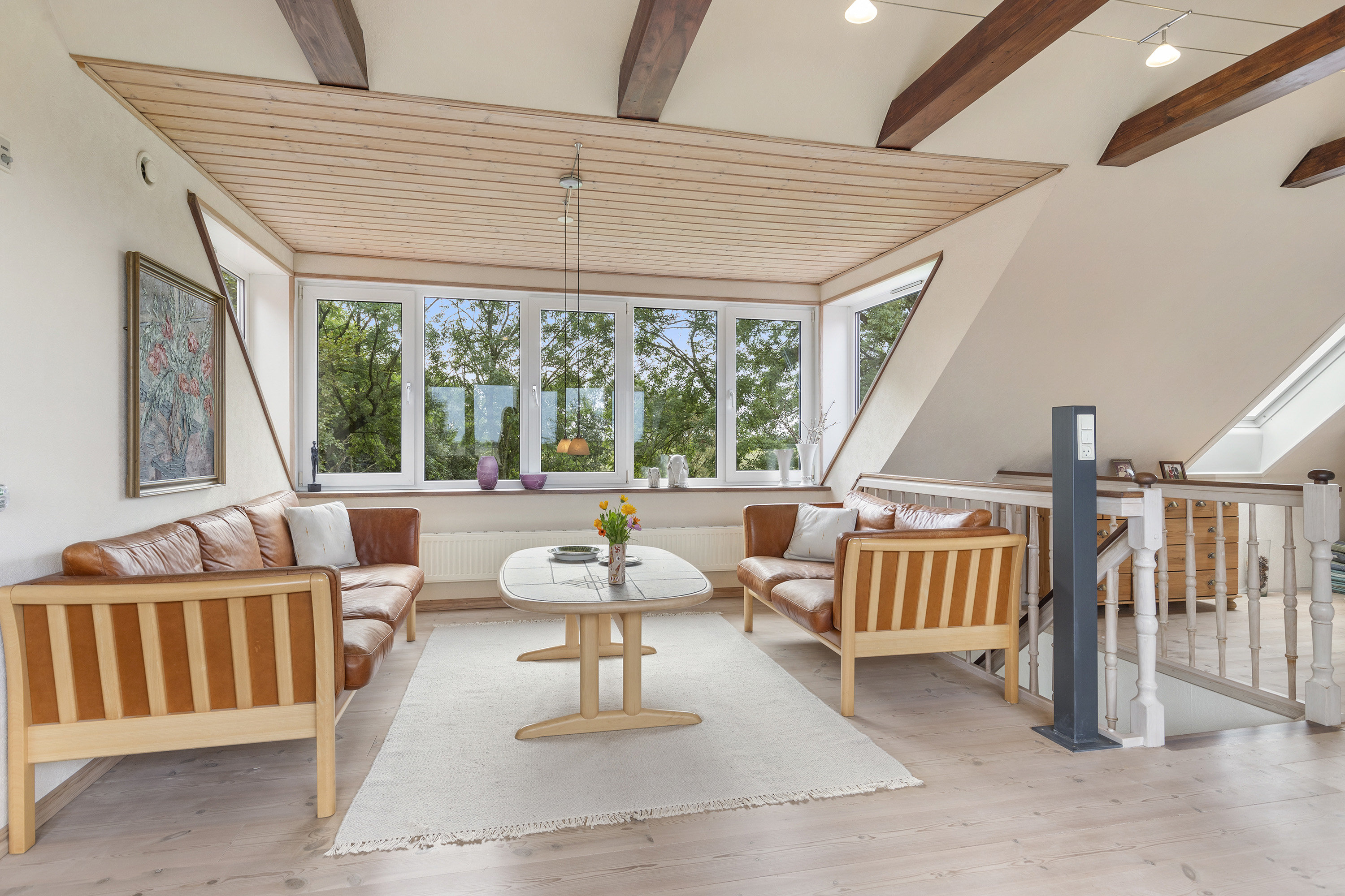 Fremhævet stue billede i fuldskærmstilstand. Billede af Hvidbakvej 36, Serritslev, 9700 Brønderslev